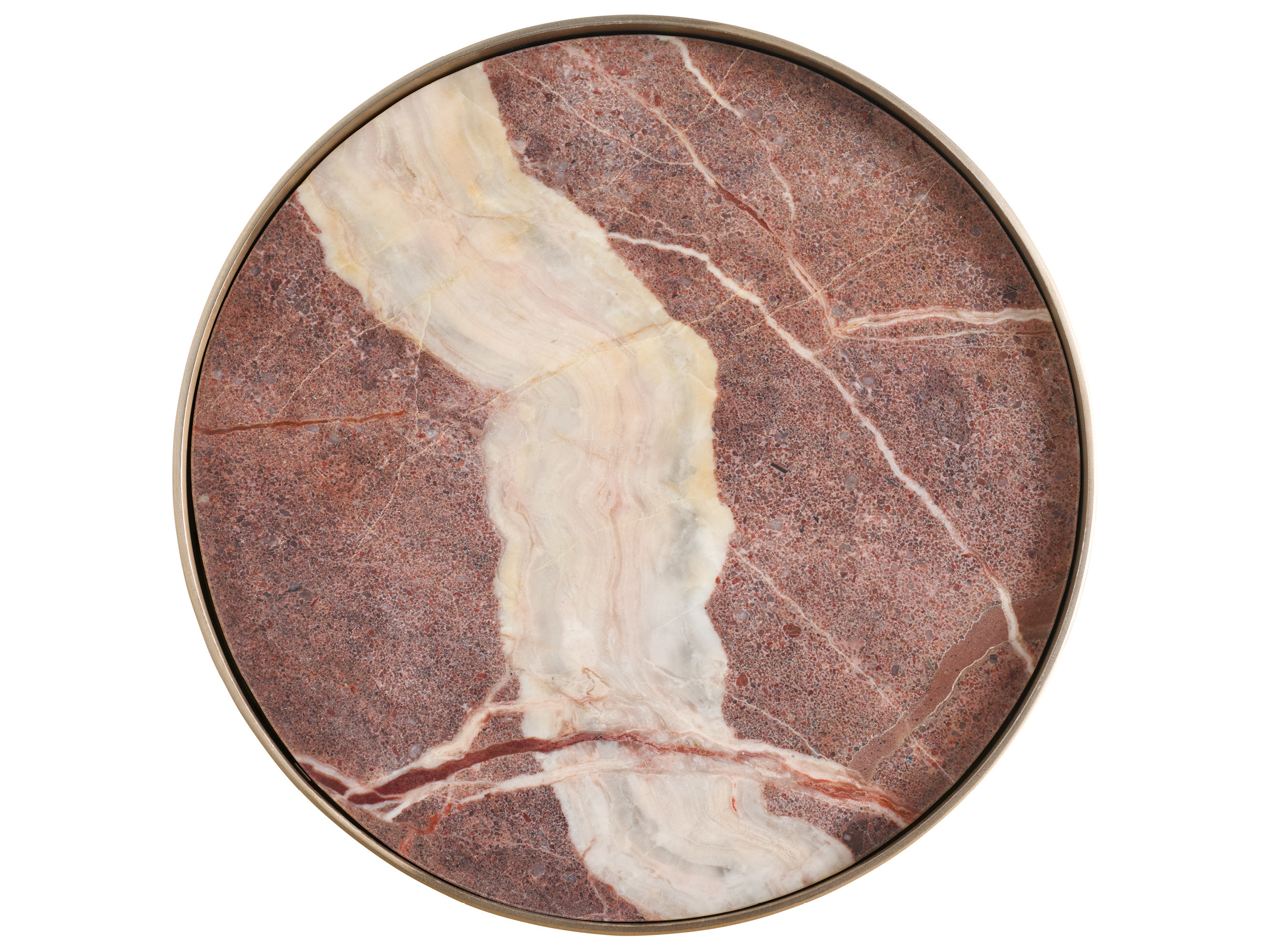 Cherry Gold Marble Table Room Scene