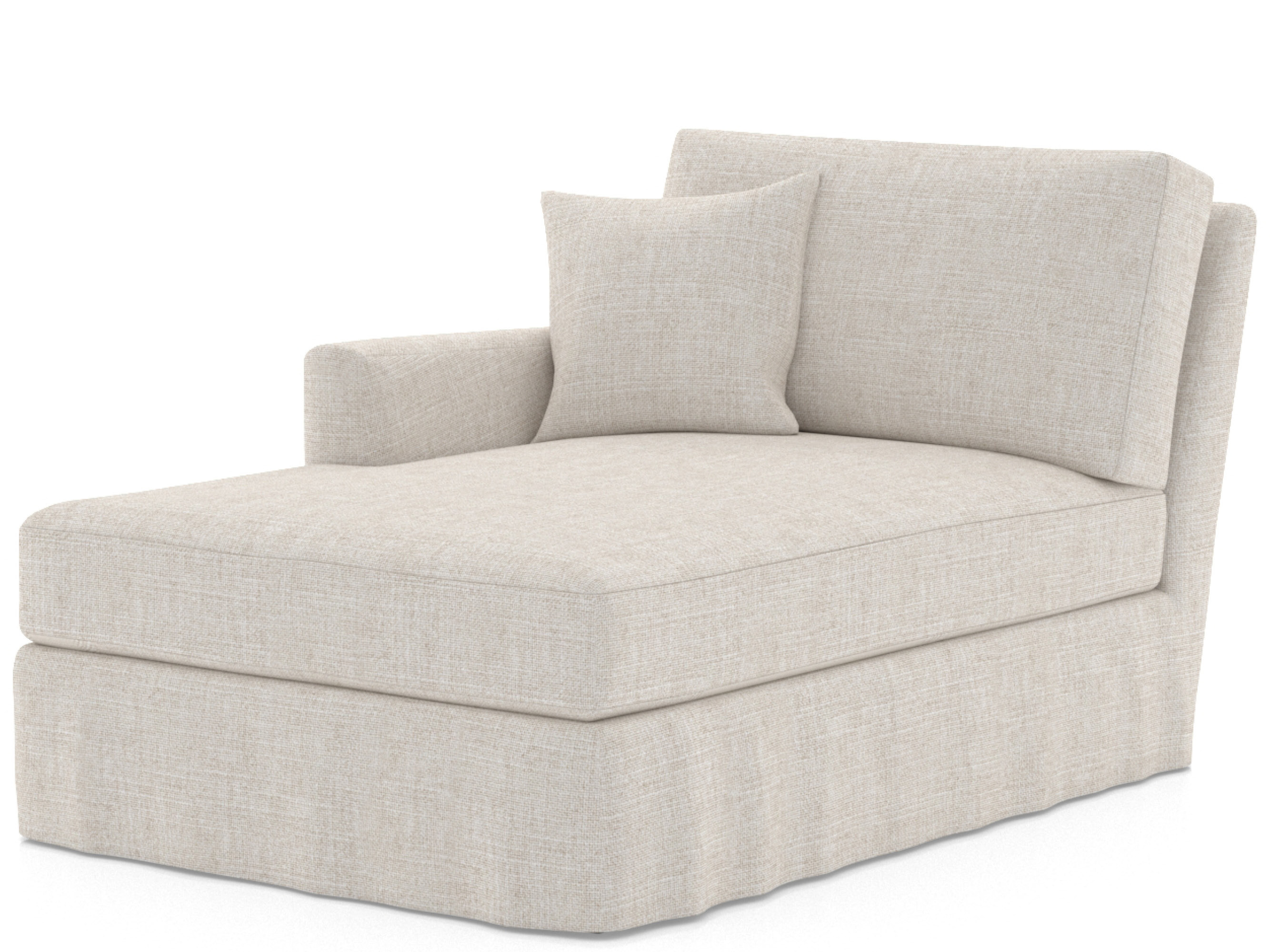 Lennon Slipcover Chaise LAF - Special Order Room Scene