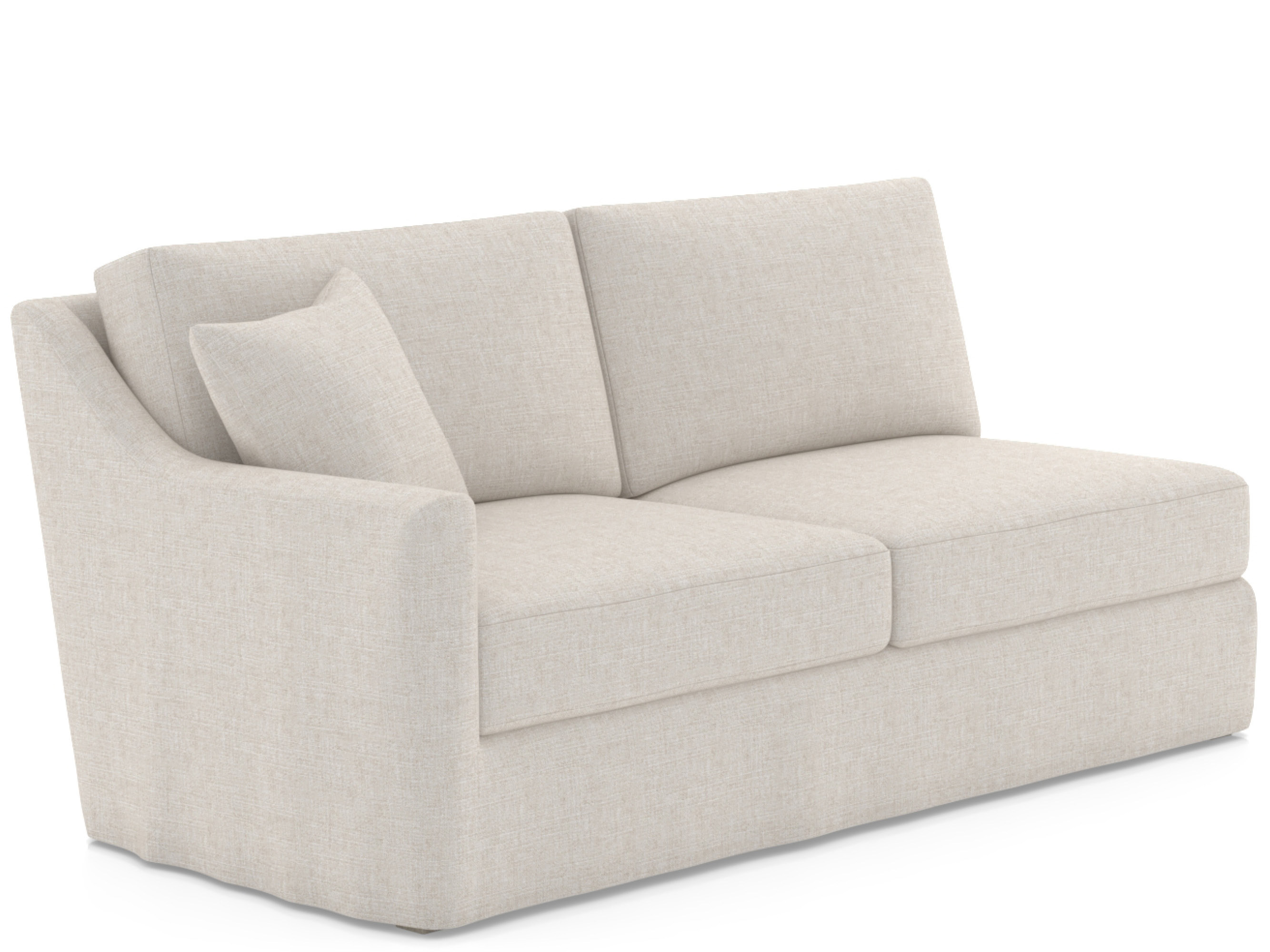 Lennon Slipcover Loveseat LAF - Special Order Room Scene