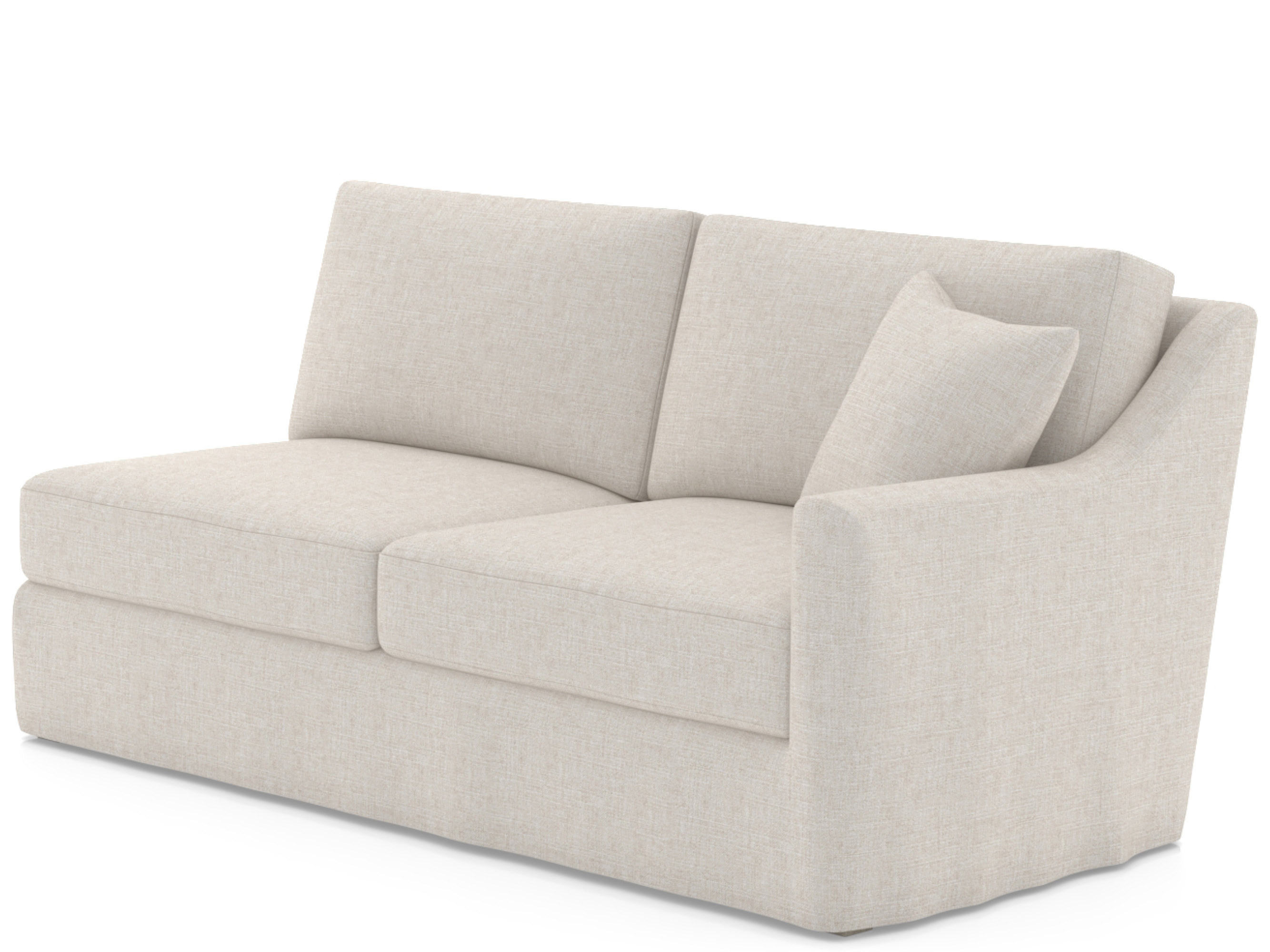 Lennon Slipcover Loveseat RAF - Special Order Room Scene