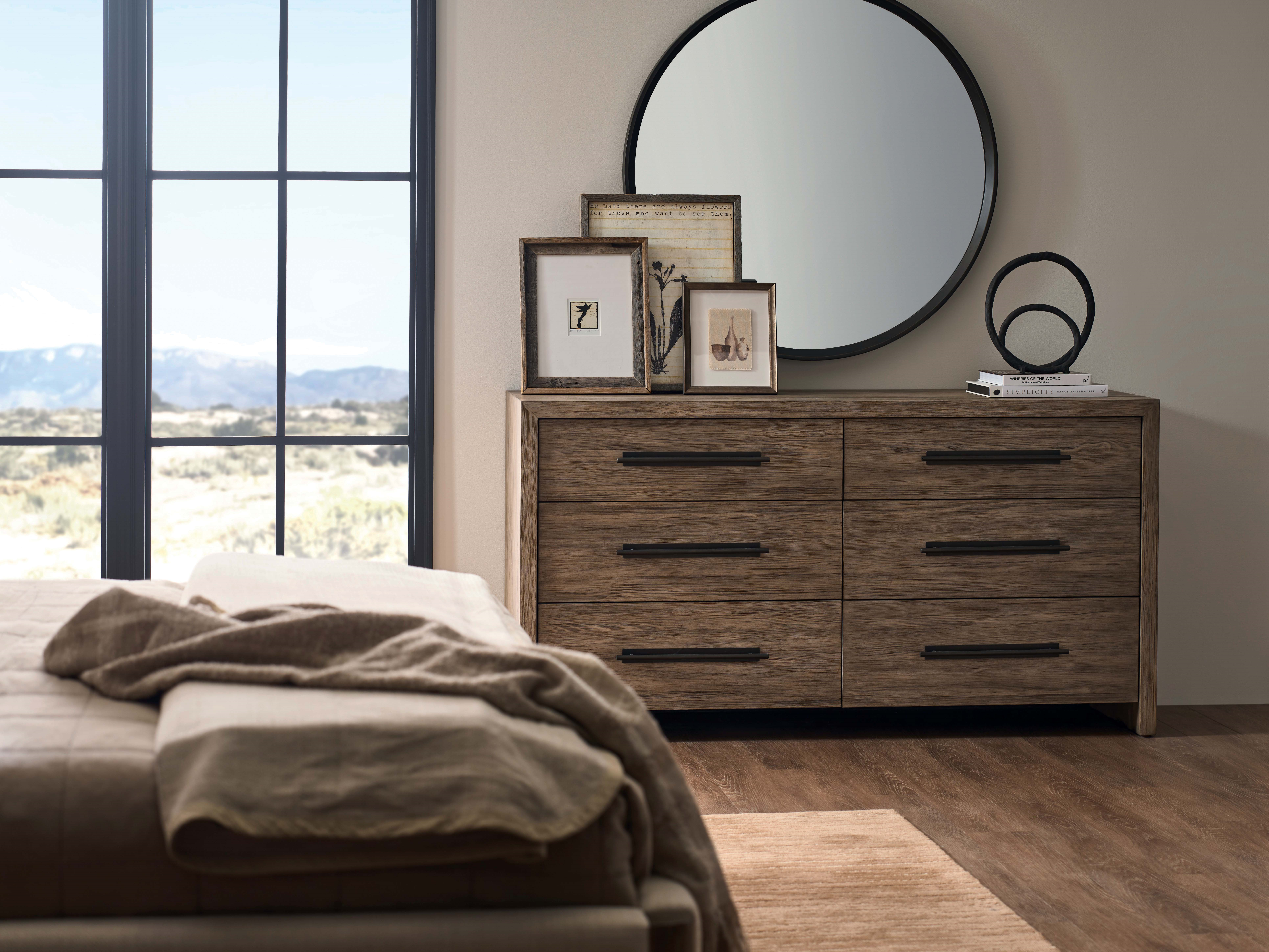 Boulder Six Drawer Dresser Room Scene