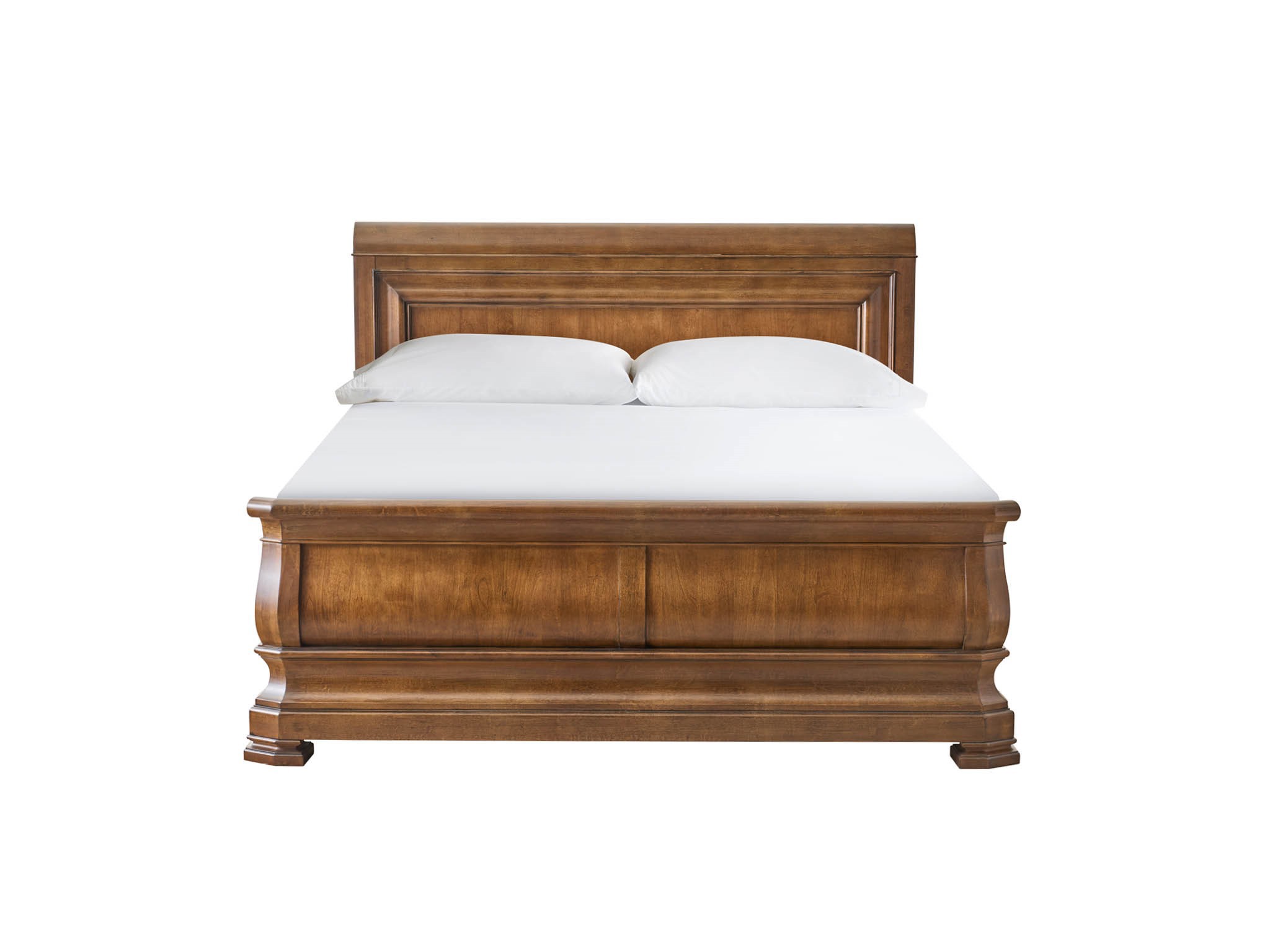 Louie P's Cal King Sleigh Bed - Silo with a white background