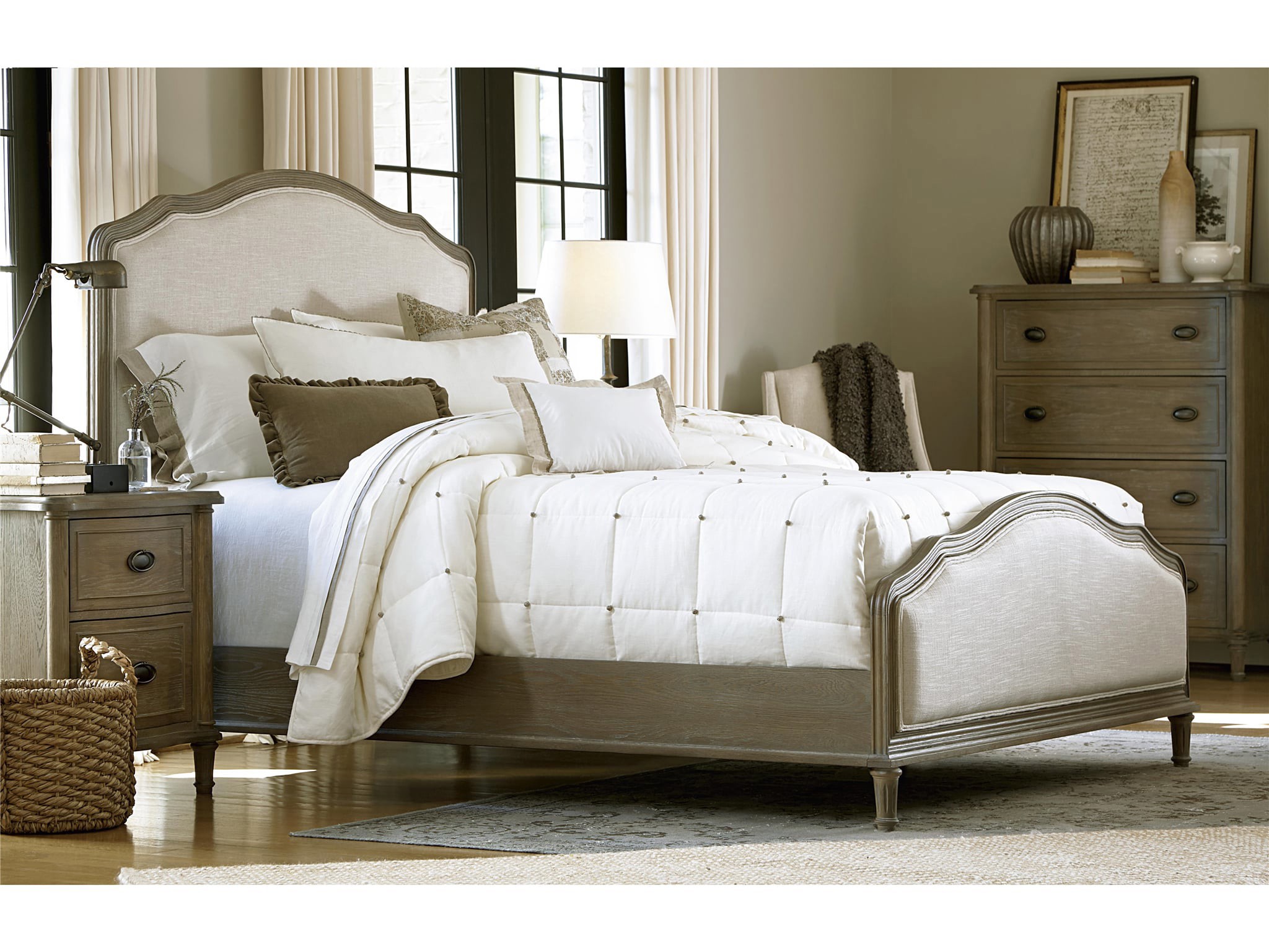 Devon King Bed - Multiple item room scene