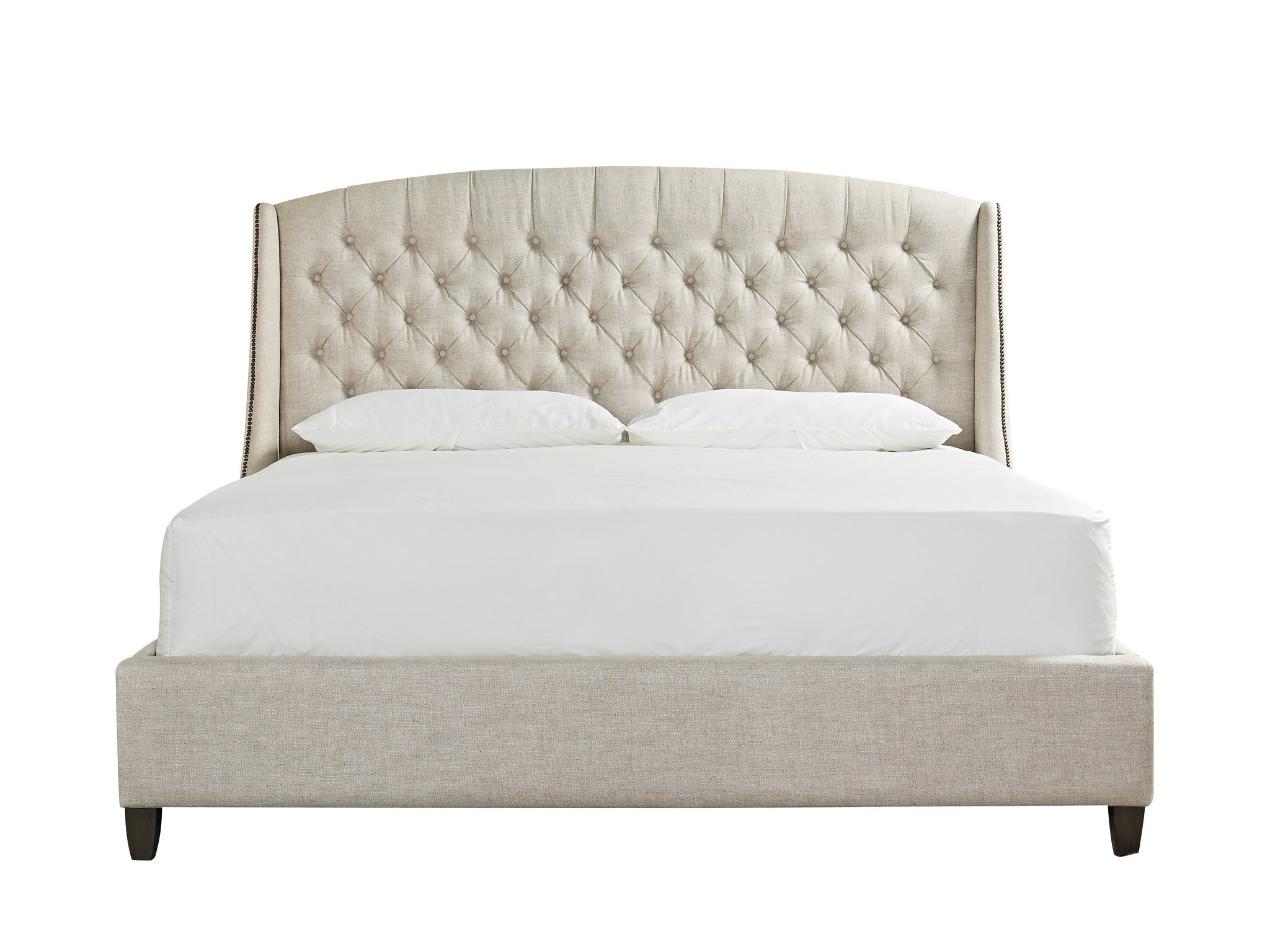 Halston King Bed - Silo with a white background