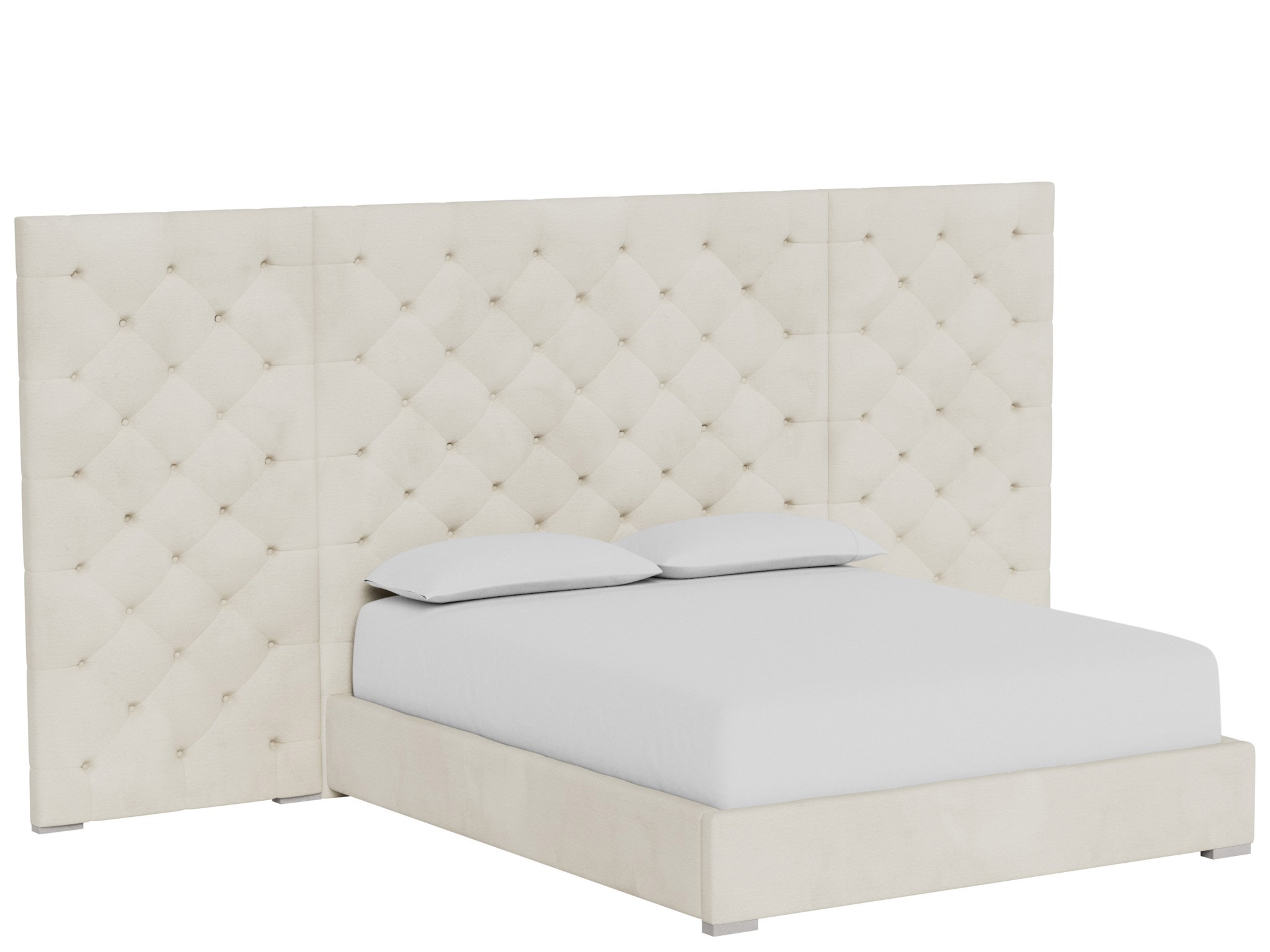 Brando King Bed with Panels - Silo with a white background