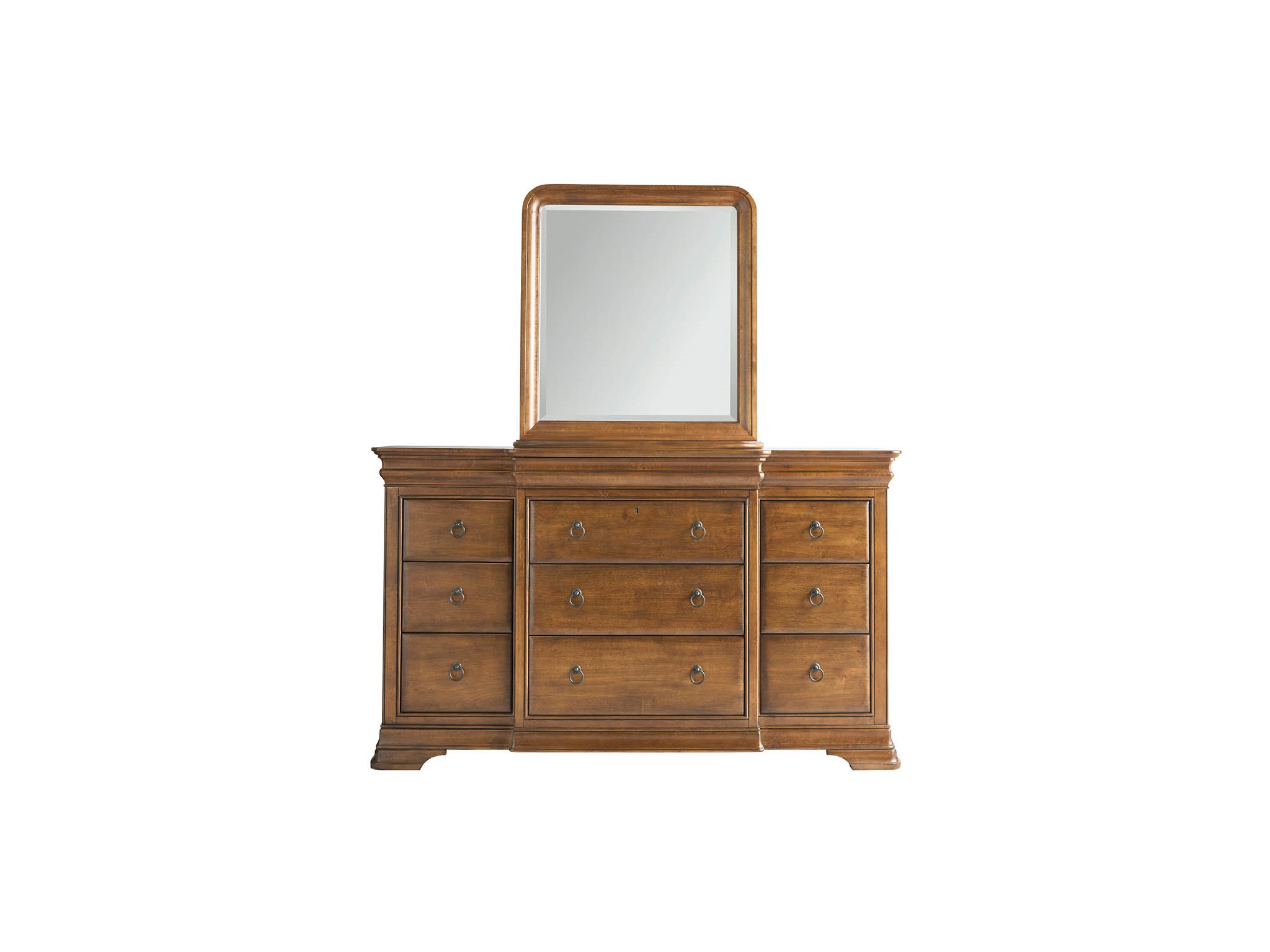 Drawer Dresser - Silo with a white background
