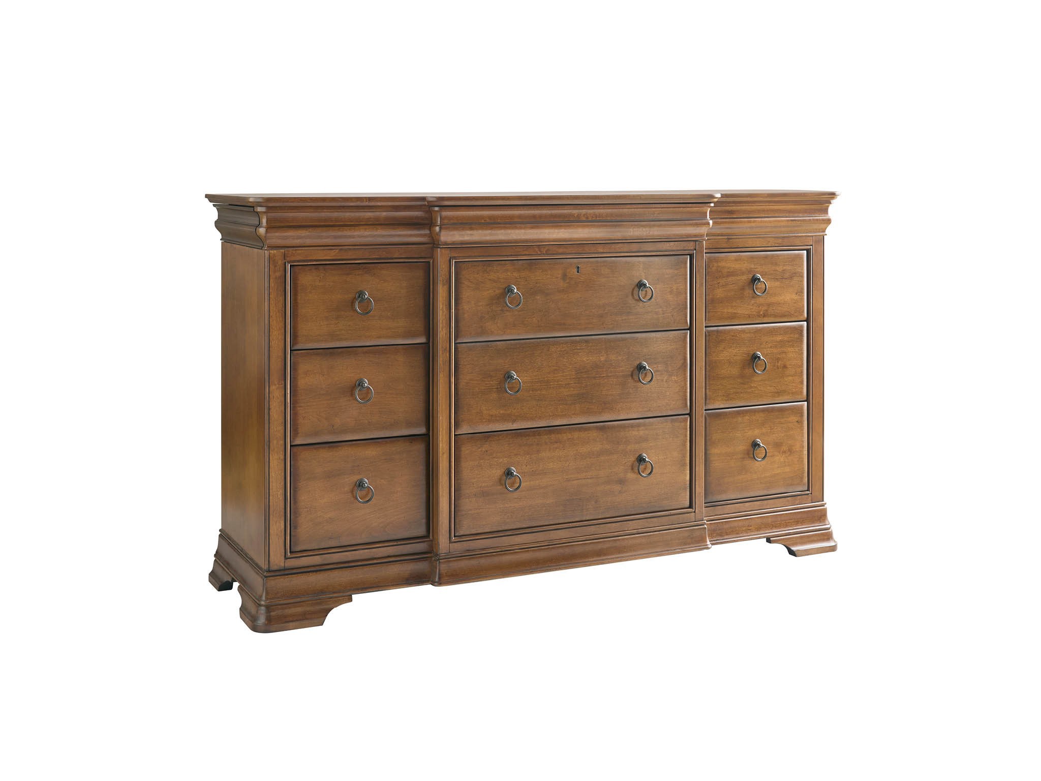 Drawer Dresser - Silo with a white background