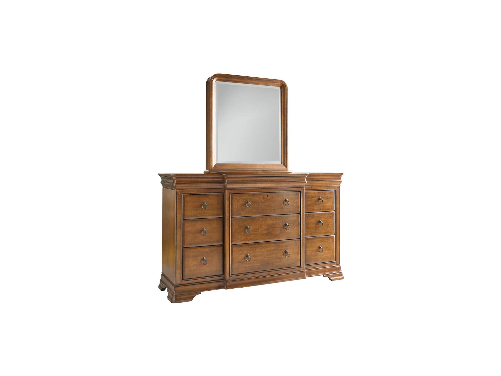 Drawer Dresser - Silo with a white background