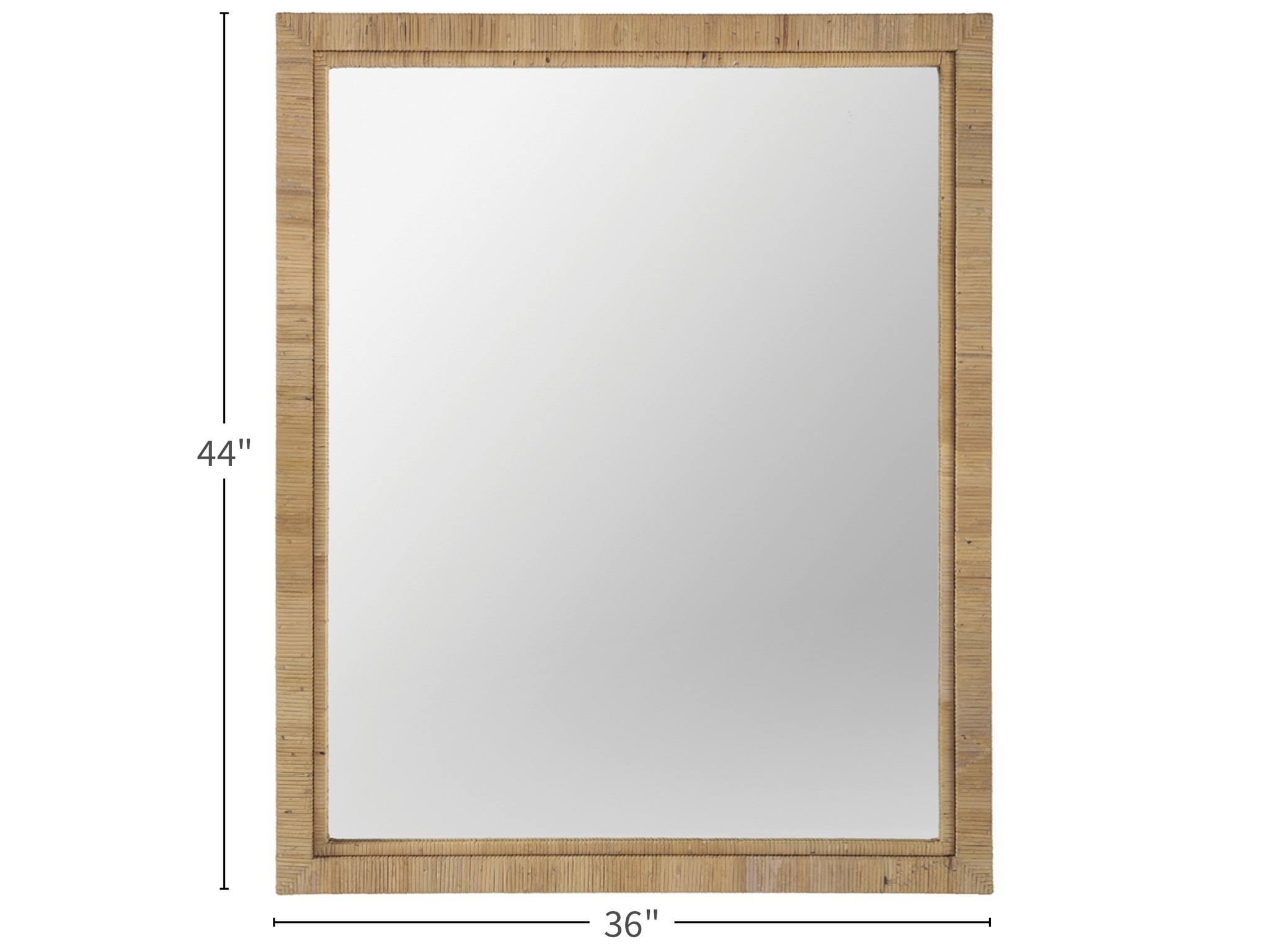 Long Key Mirror - Silo with a white background