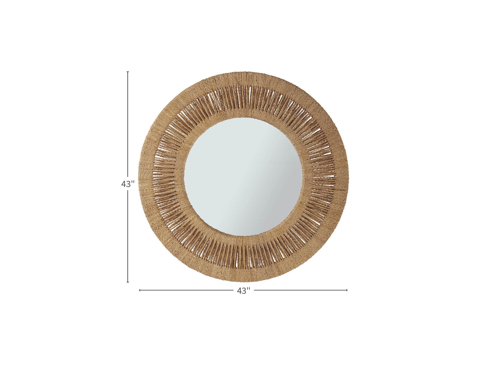 Coca Plum Mirror - Silo with a white background