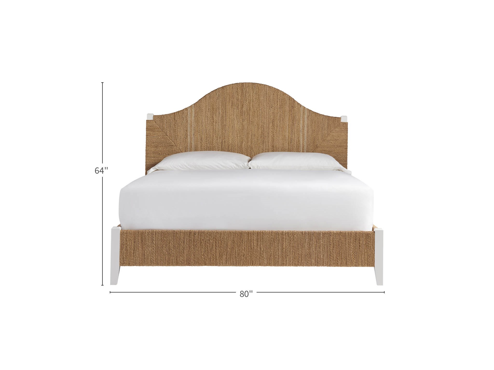 Seabrook King Bed - Silo with a white background