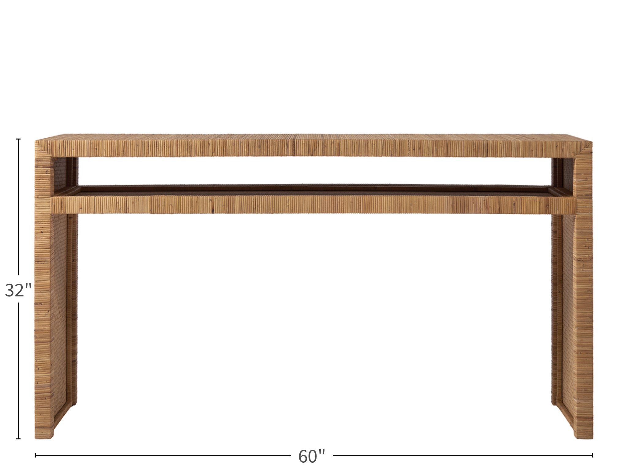 Long Key Console Table - Silo with a white background