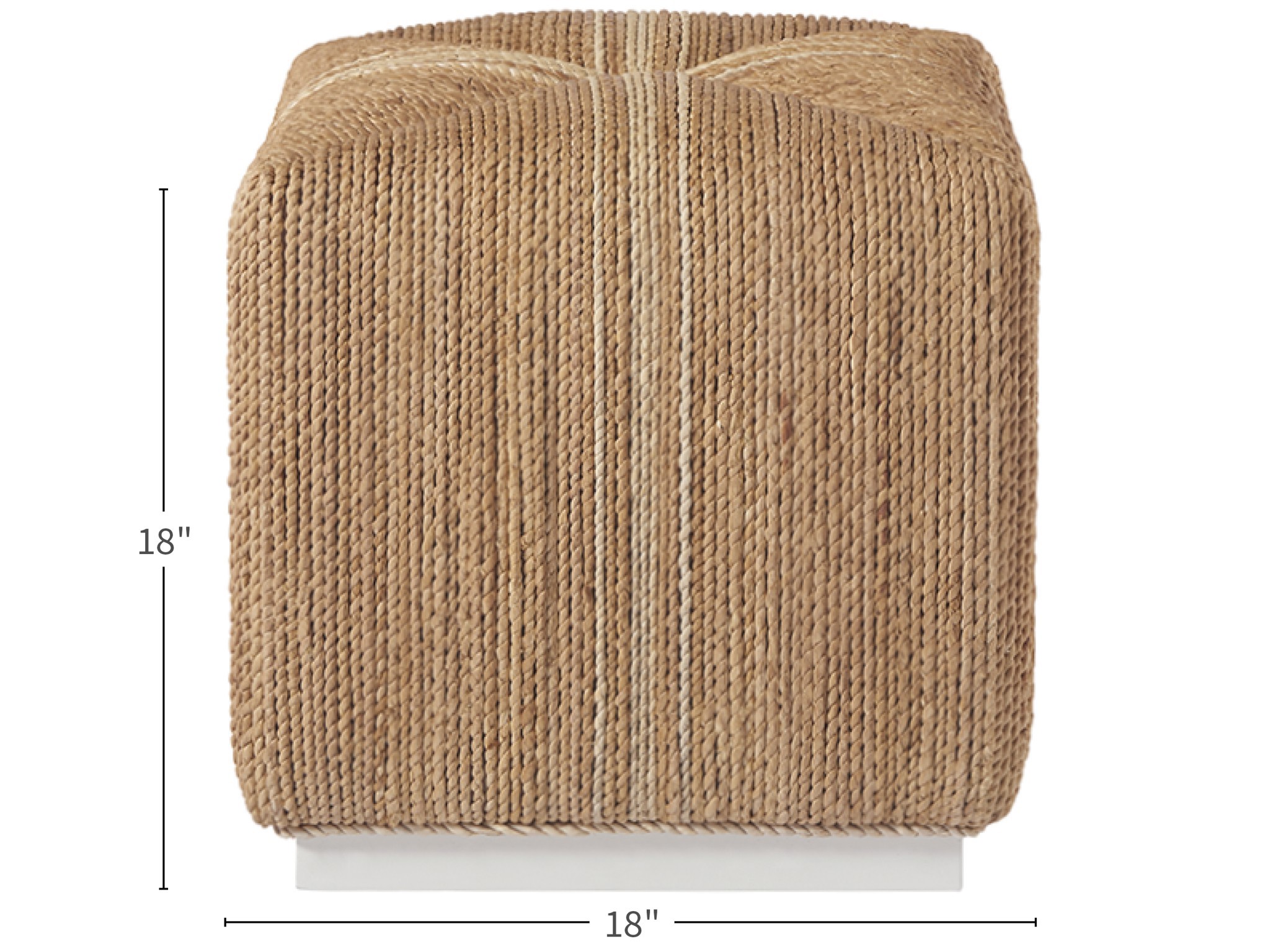 Abaca Cube - Silo with a white background