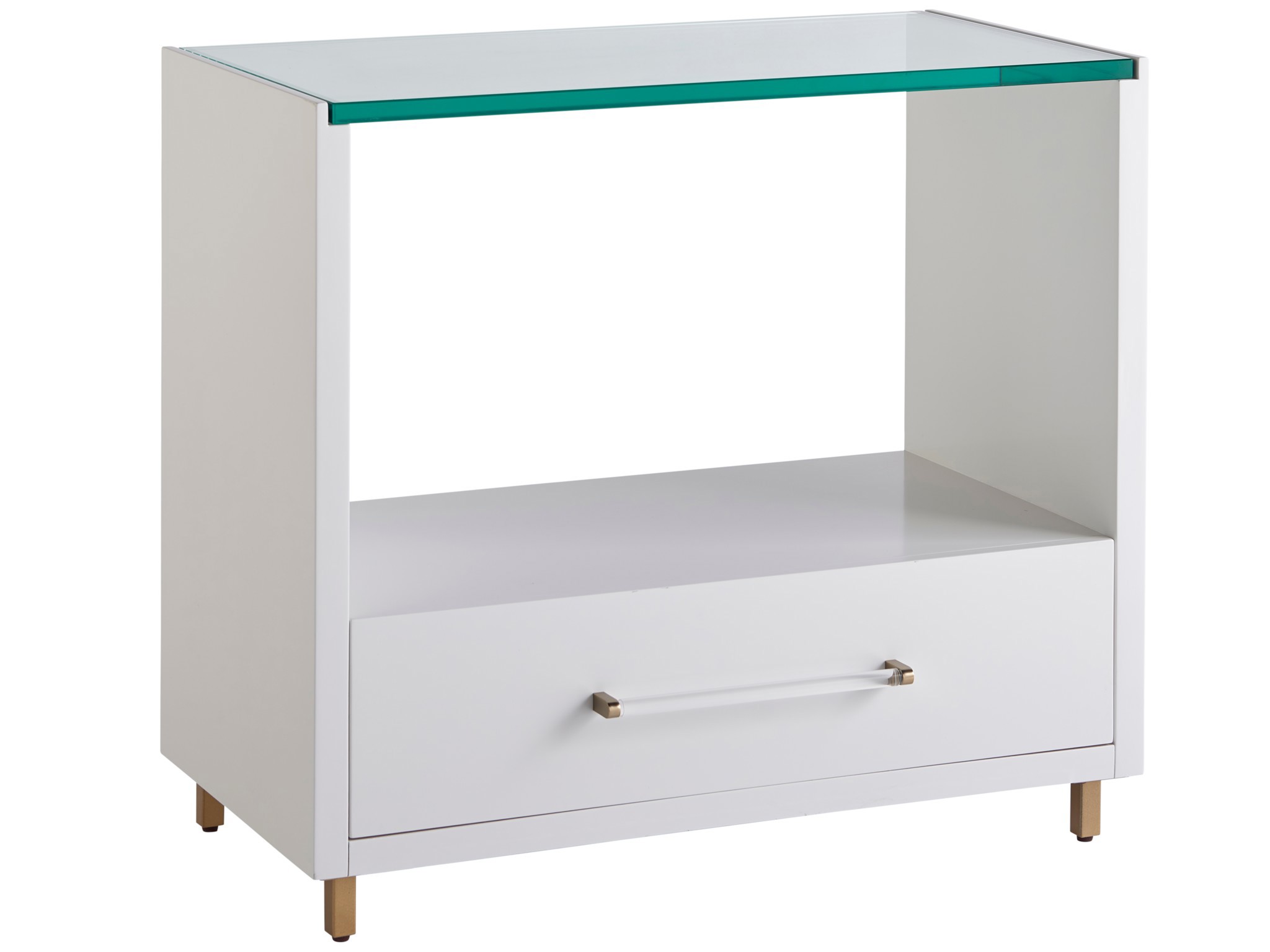 Peony Nightstand - Silo with a white background