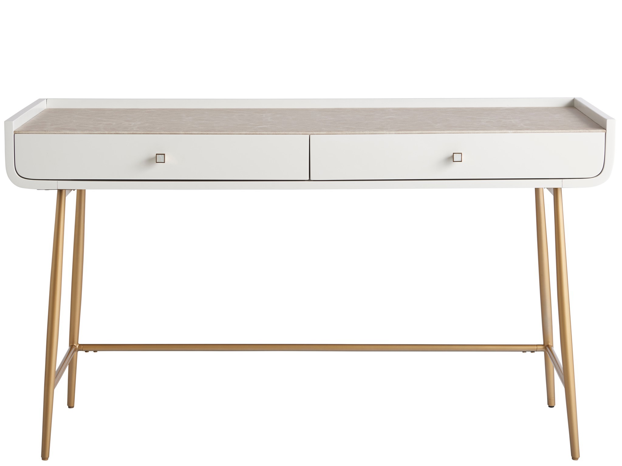 Allure Vanity Desk - Silo with a white background