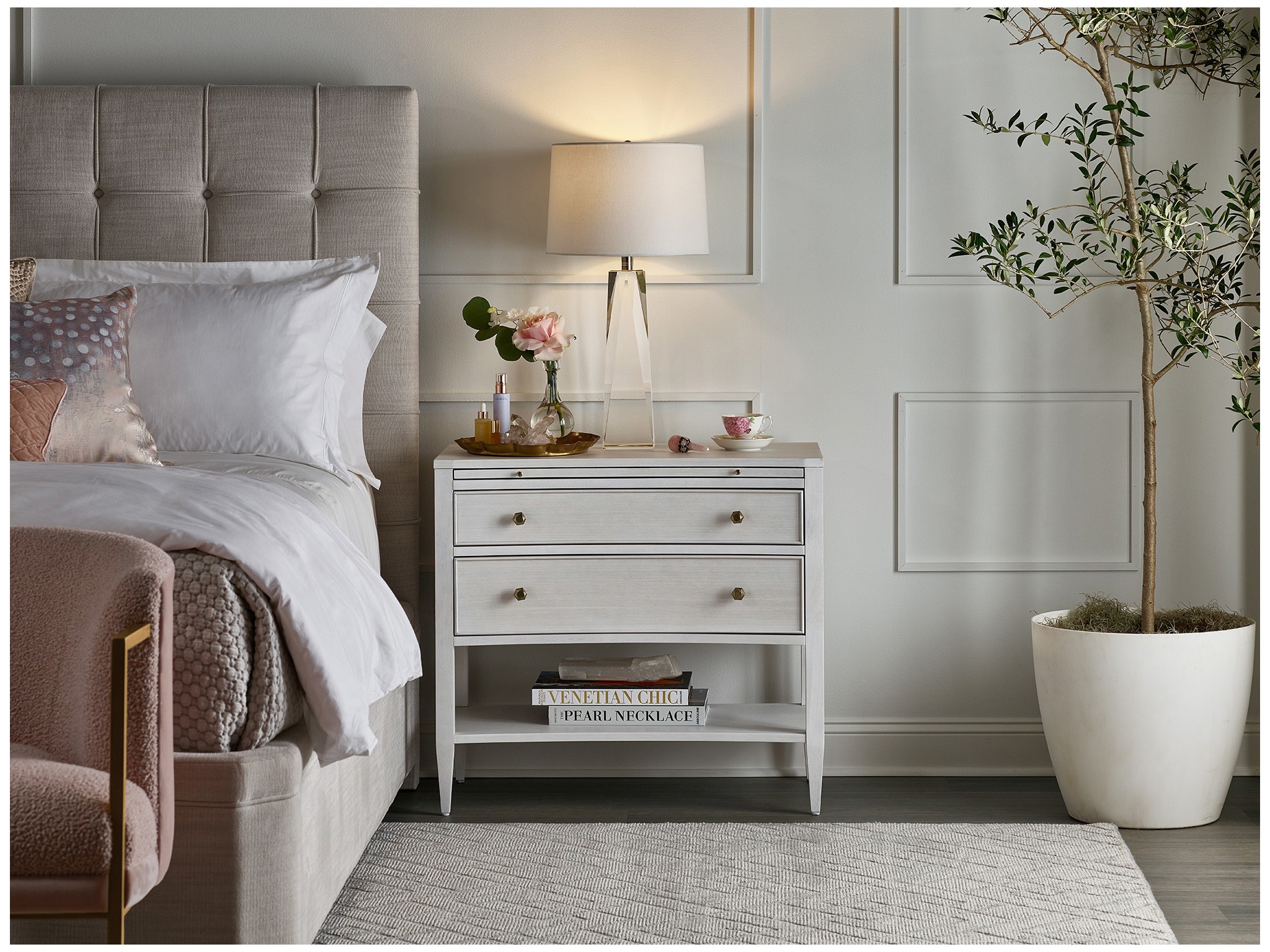 Chelsea Nightstand - Multiple item room scene