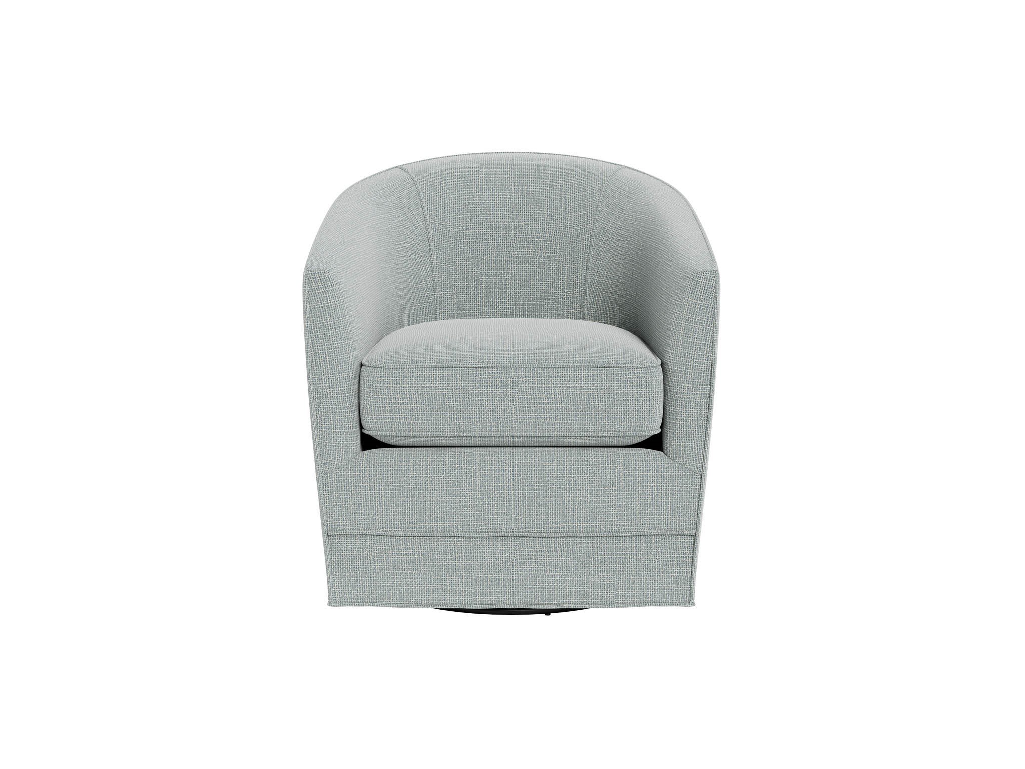 Burke Swivel Chair - Silo with a white background