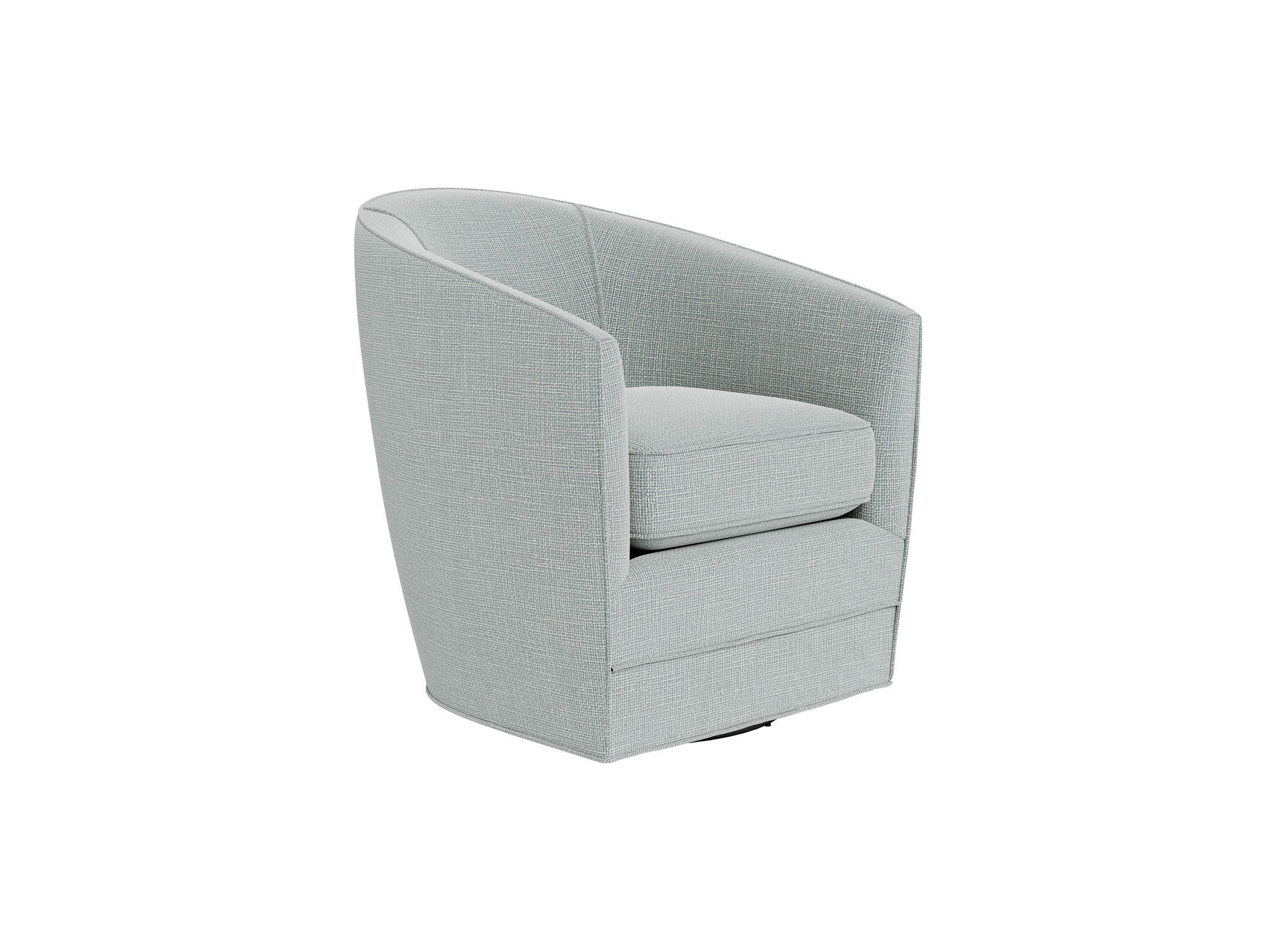 Burke Swivel Chair - Silo with a white background