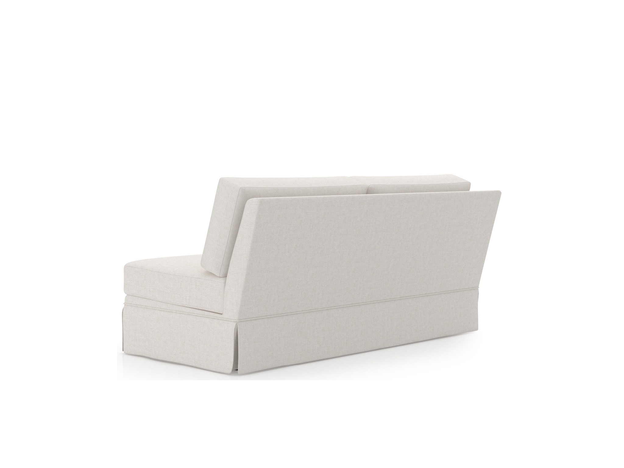 Filmore Skirted Loveseat LAF- Special Order - Silo with a white background