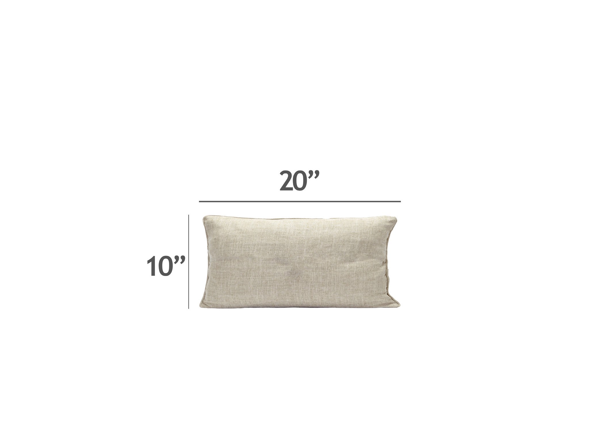 Pillow Kidney 10x20 -Special Order - Silo with a white background