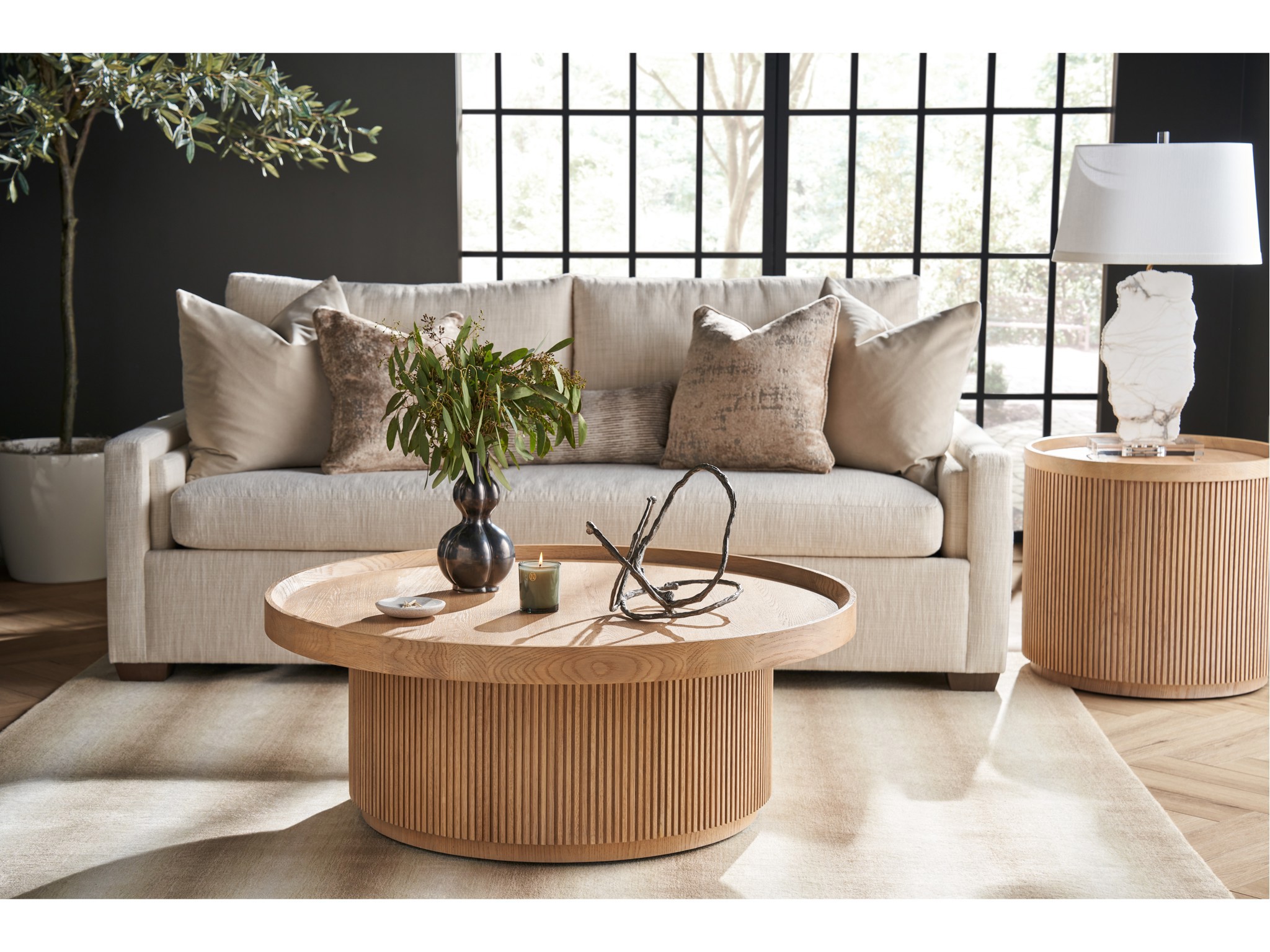 Lumi Side Table - Multiple item room scene