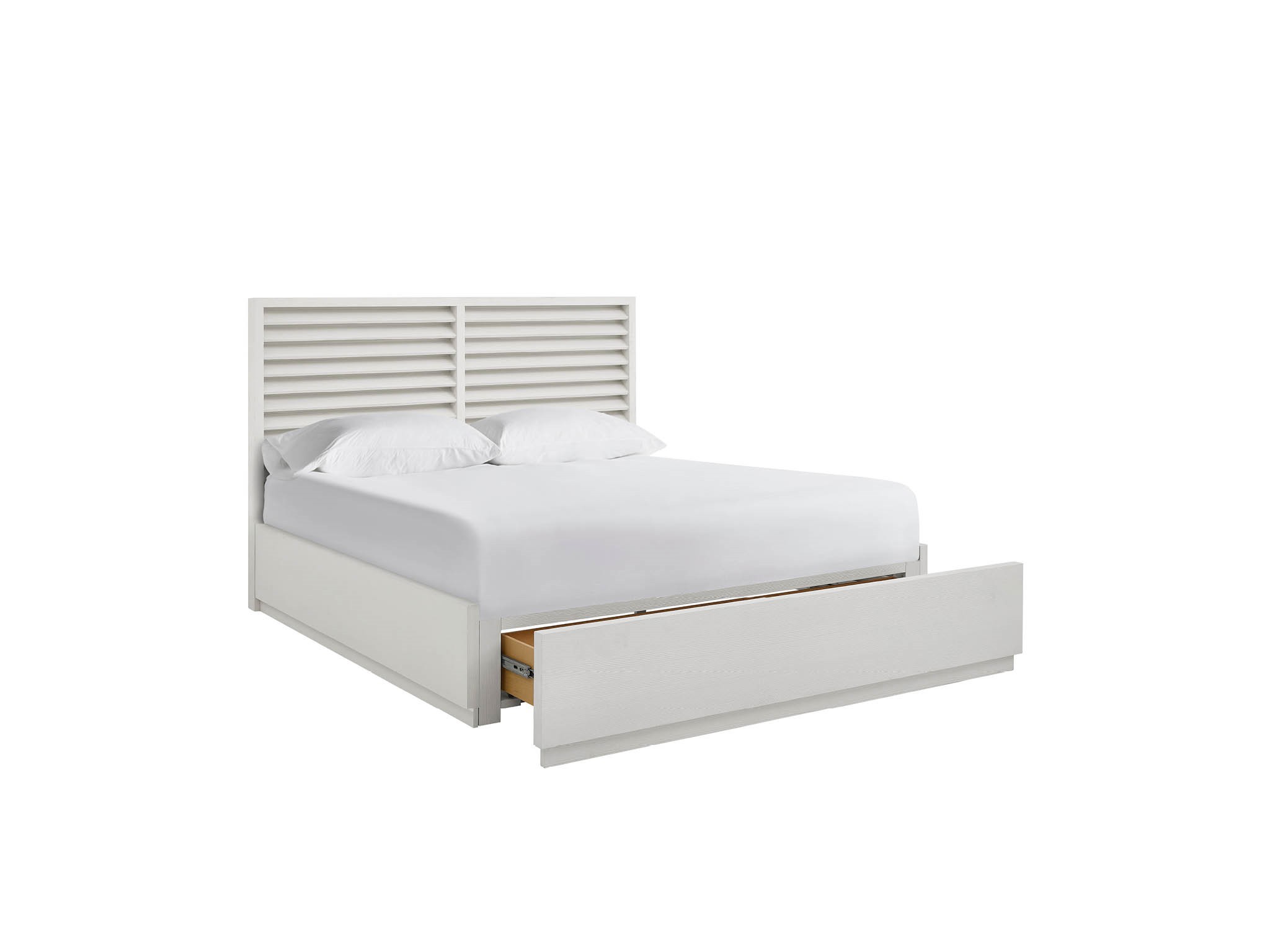 Shoreline Panel Storage Bed Queen - Silo with a white background