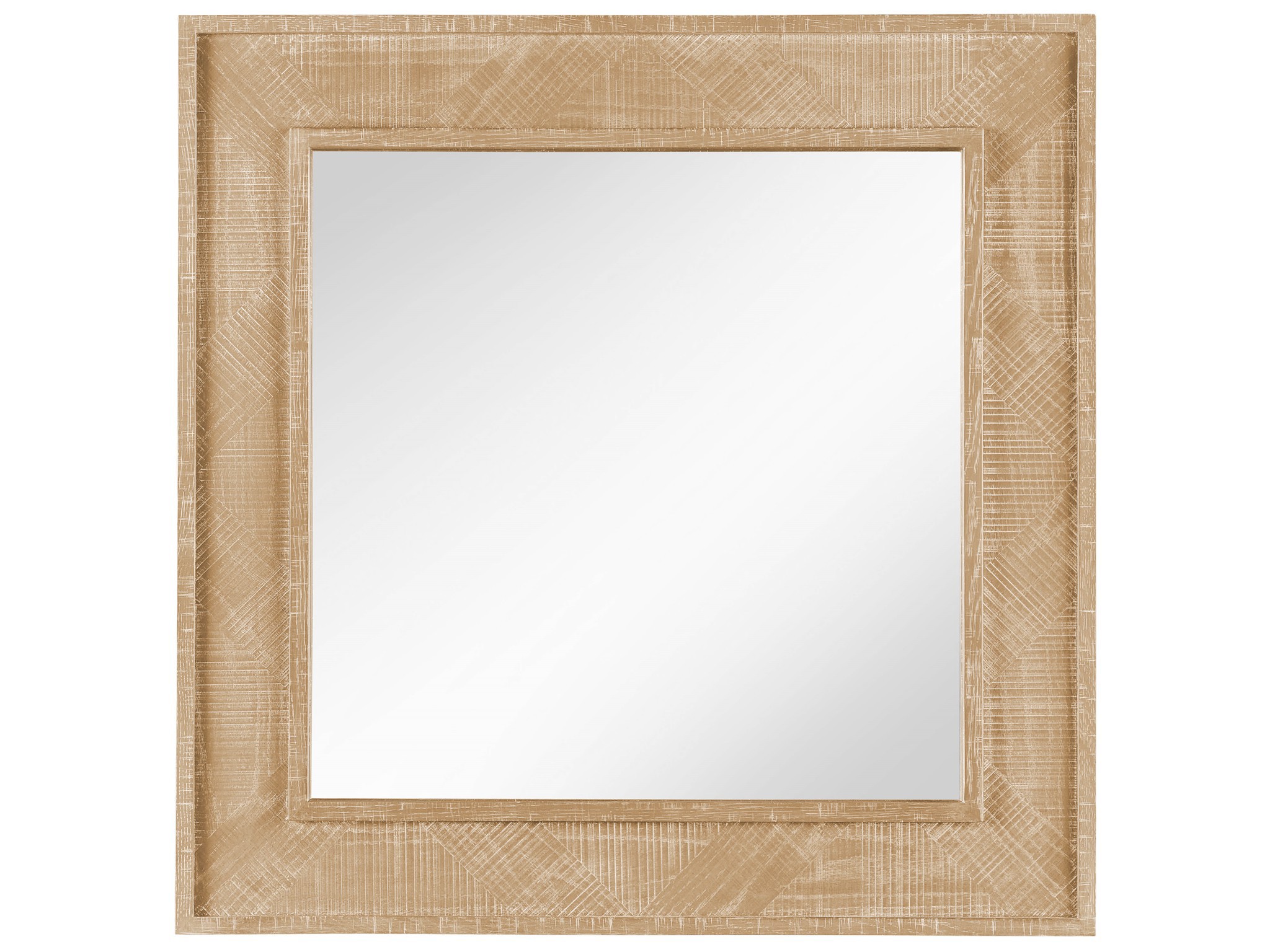 Square Mirror - Silo with a white background
