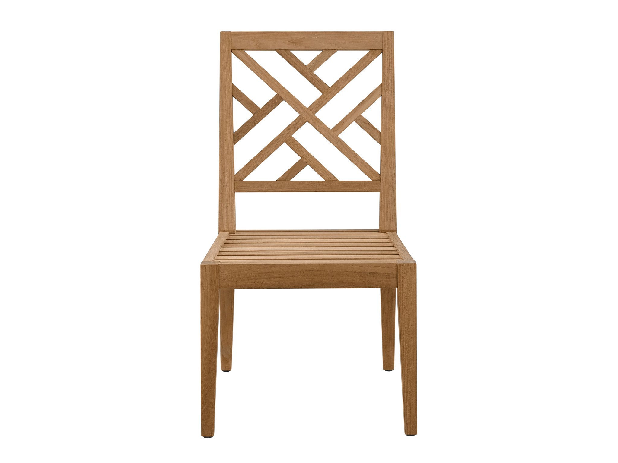 Chesapeake Fret Back Side Chair - Silo with a white background