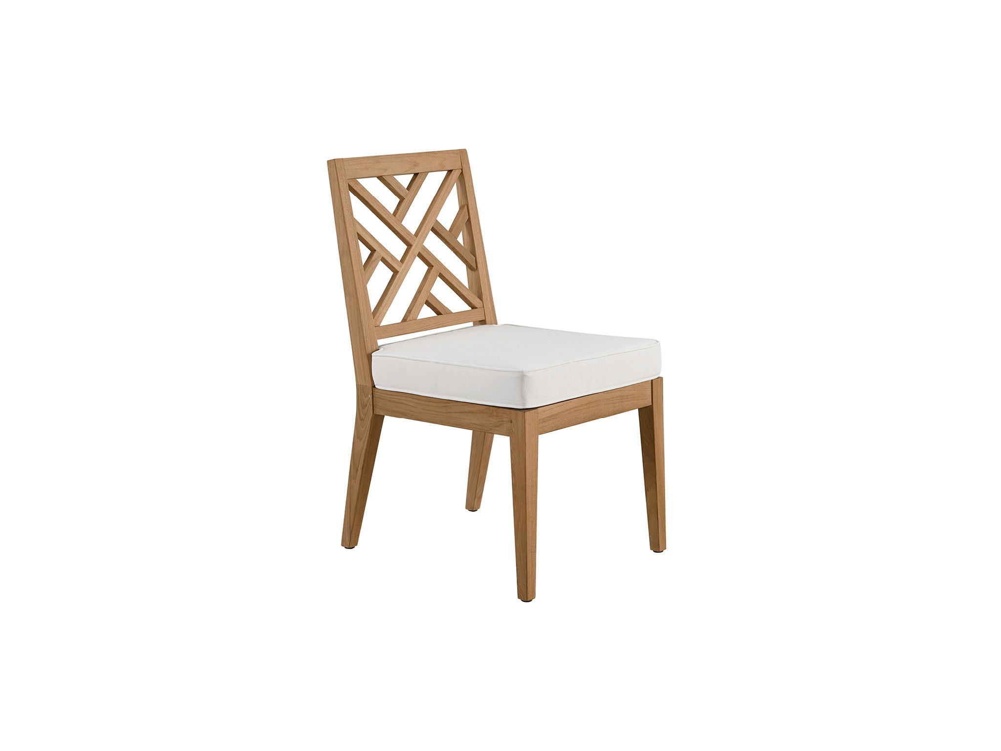 Chesapeake Fret Back Side Chair - Silo with a white background