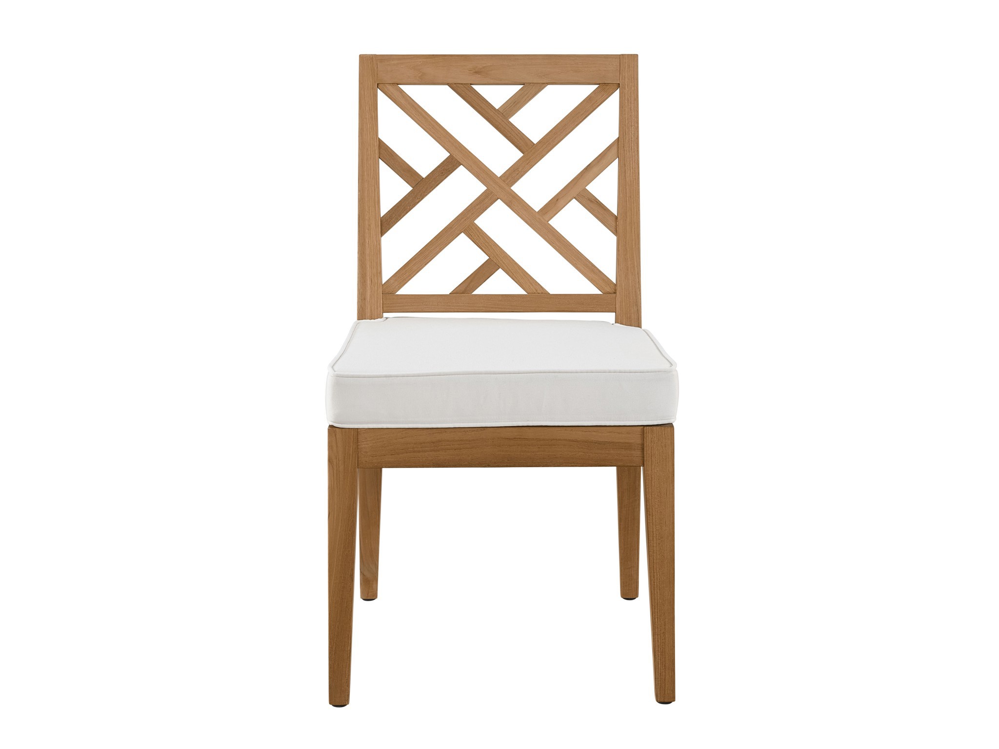Chesapeake Fret Back Side Chair - Silo with a white background