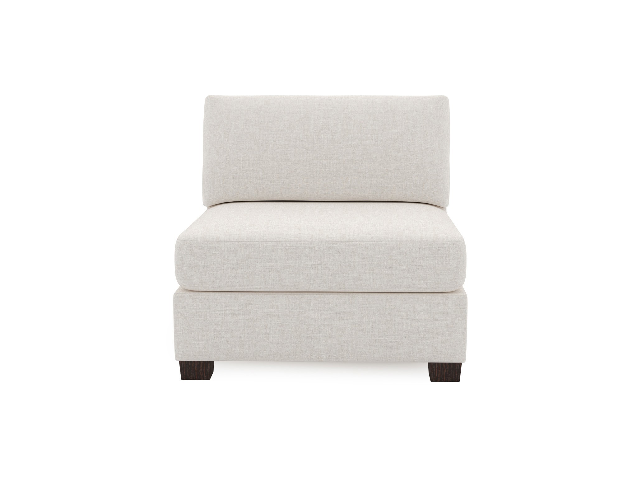 Brooke Armless Chair - Special Order - Silo with a white background