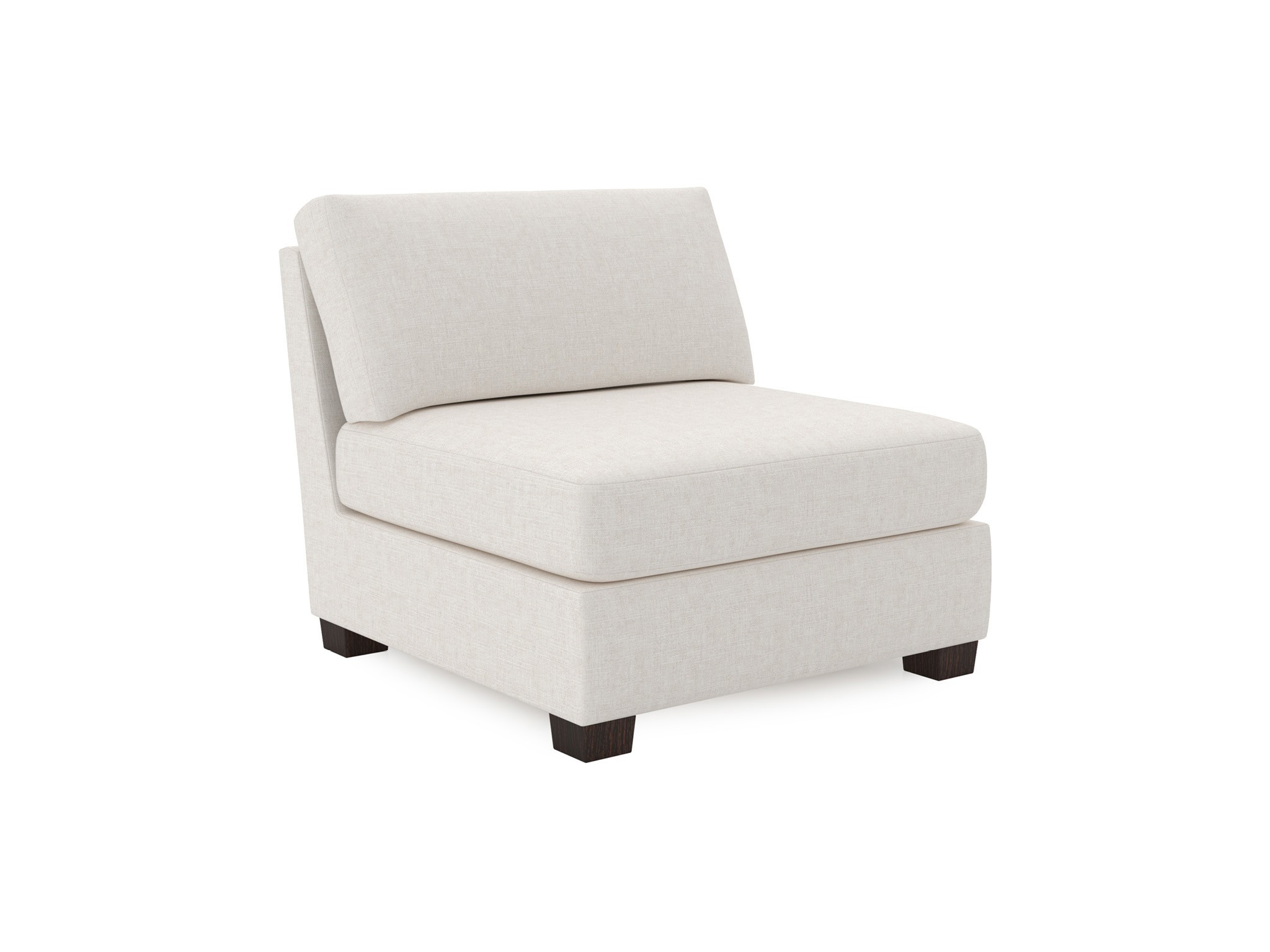 Brooke Armless Chair - Special Order - Silo with a white background