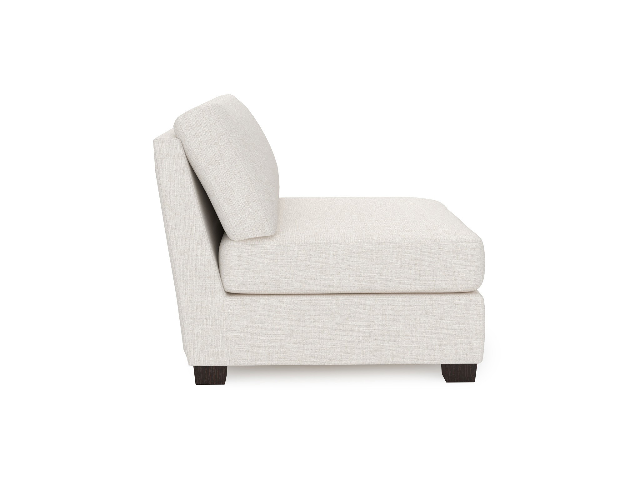Brooke Armless Chair - Special Order - Silo with a white background