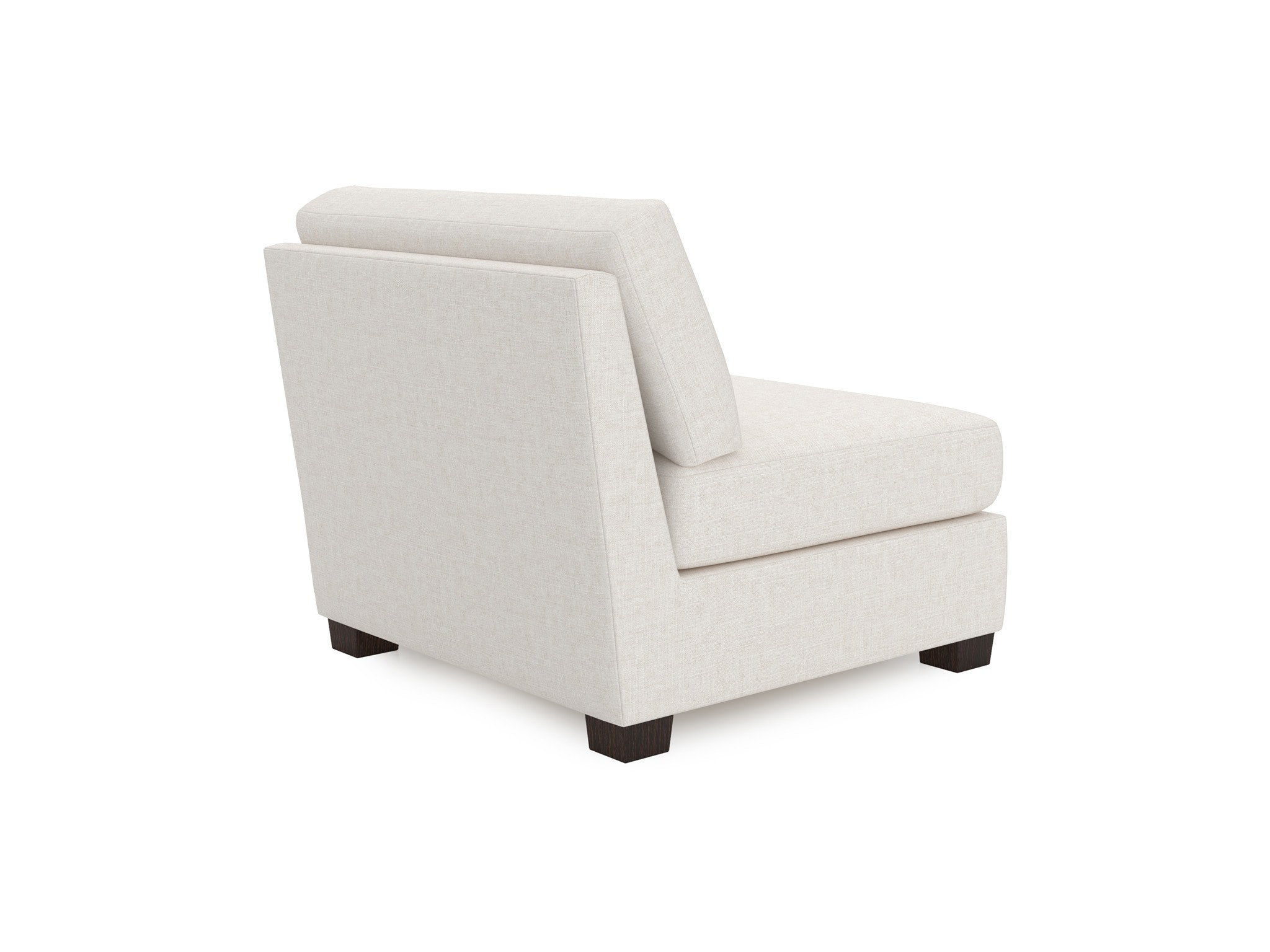 Brooke Armless Chair - Special Order - Silo with a white background