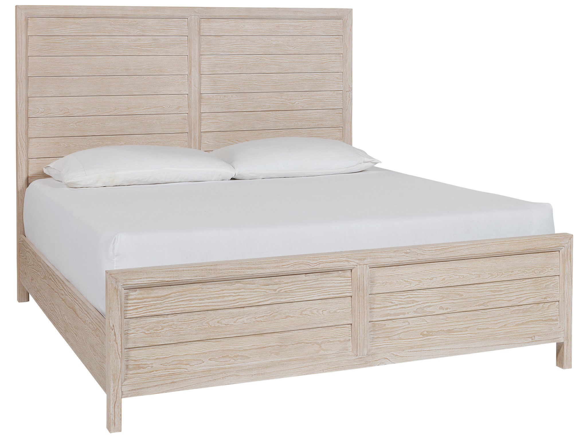 Getaway Panel King Bed - Silo with a white background