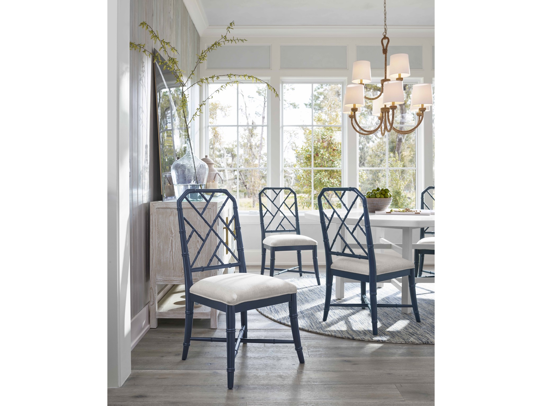 Hanalei Bay Side Chair - Multiple item room scene