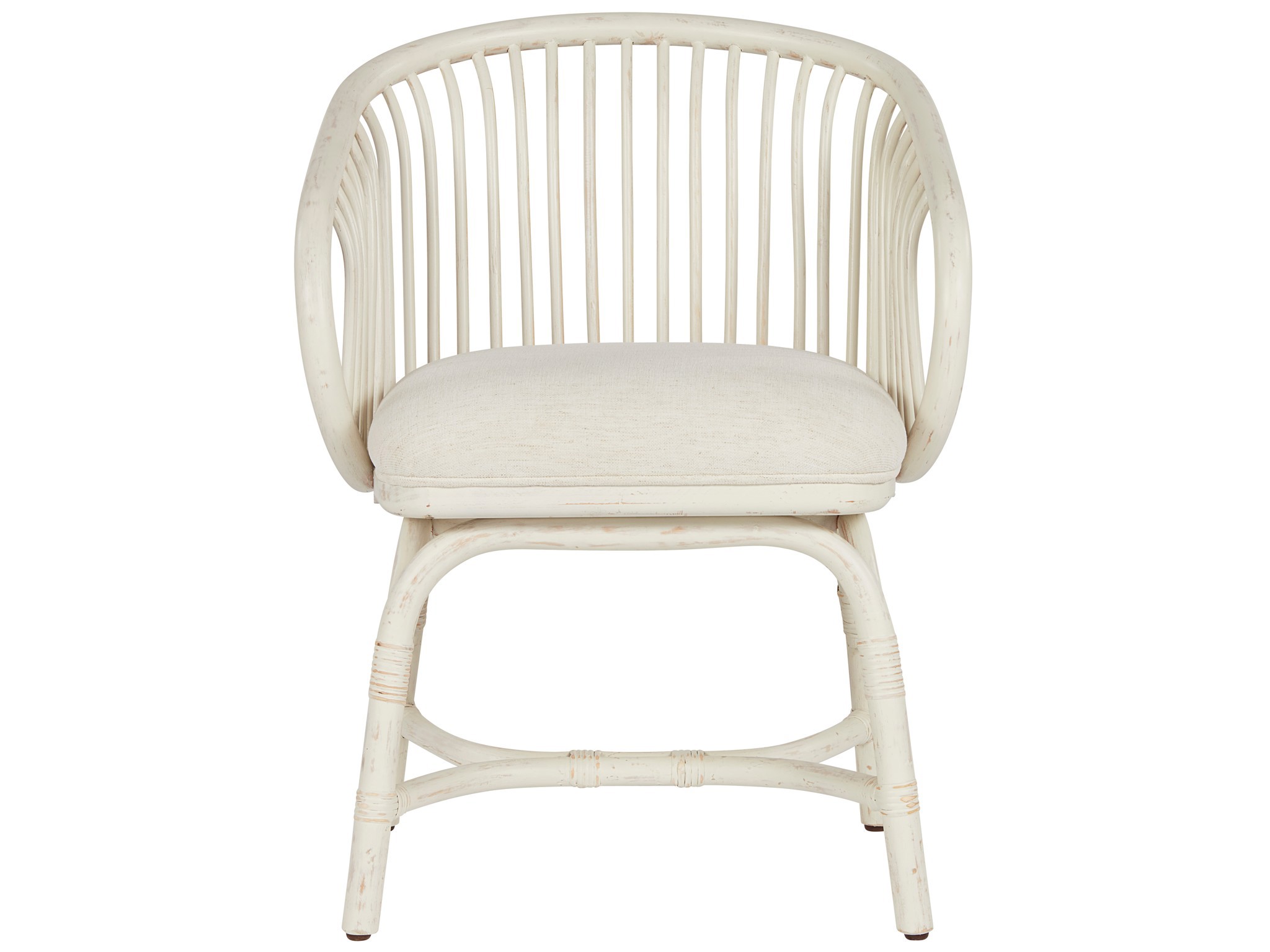 Aruba Rattan Chair - Silo with a white background