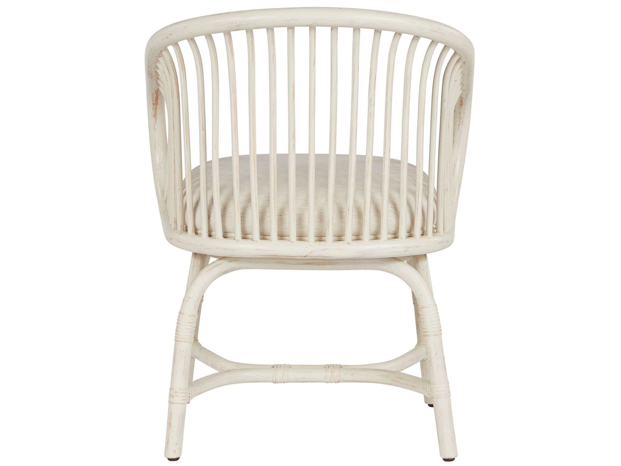 Aruba Rattan Chair - Silo with a white background