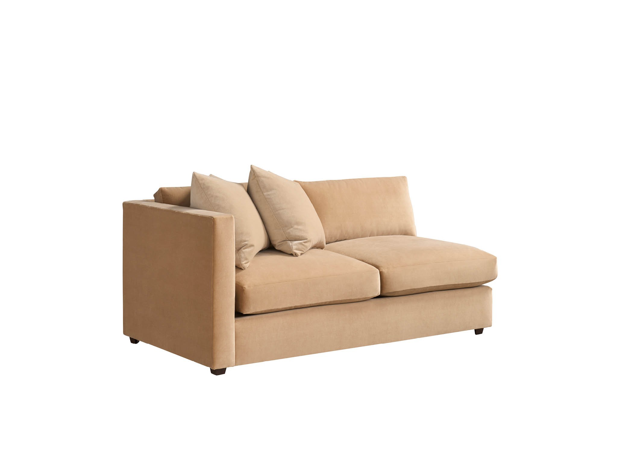 Ally One Arm Loveseat Laf - Special Order - Silo with a white background