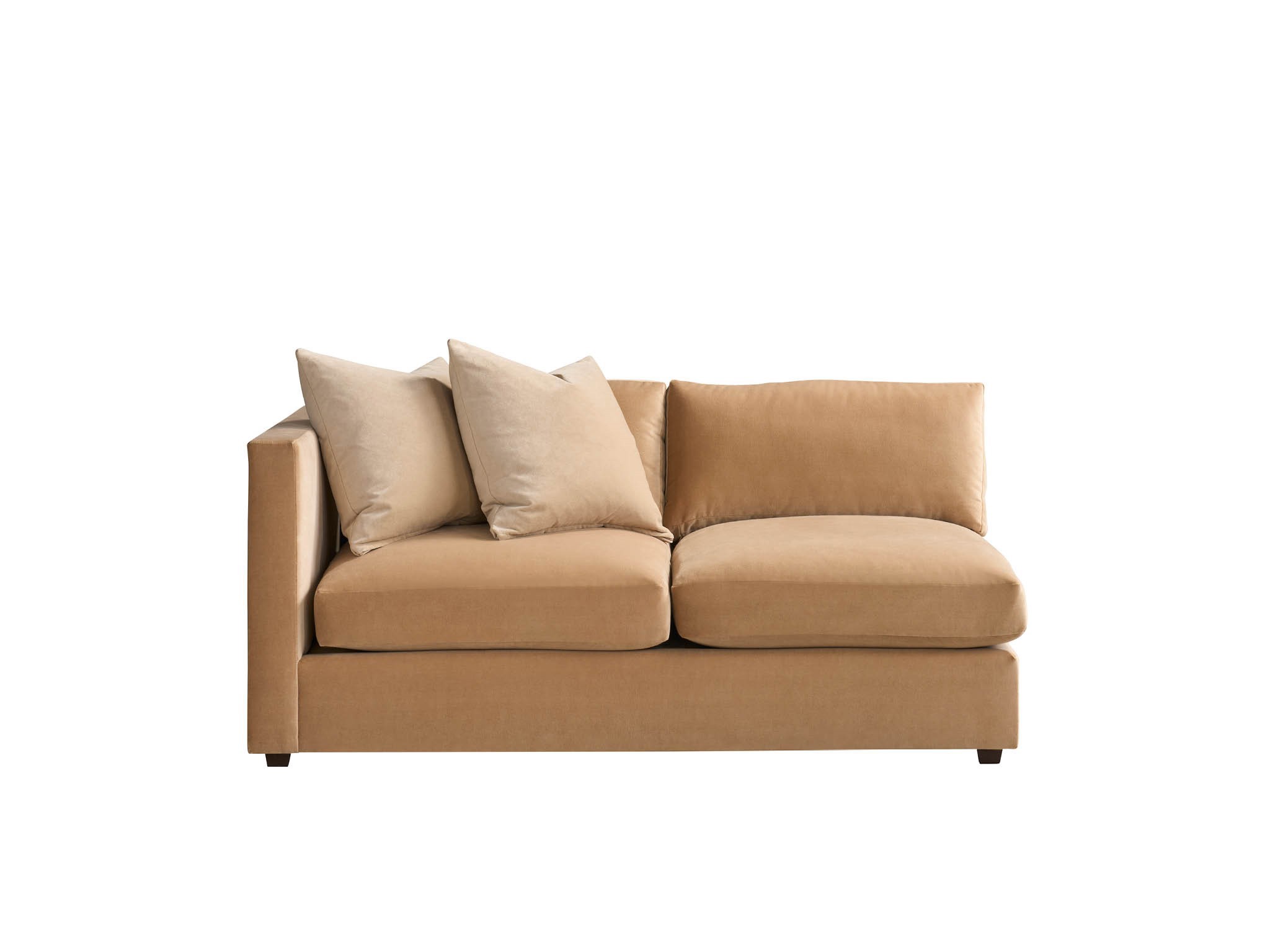 Ally One Arm Loveseat Laf - Special Order - Silo with a white background