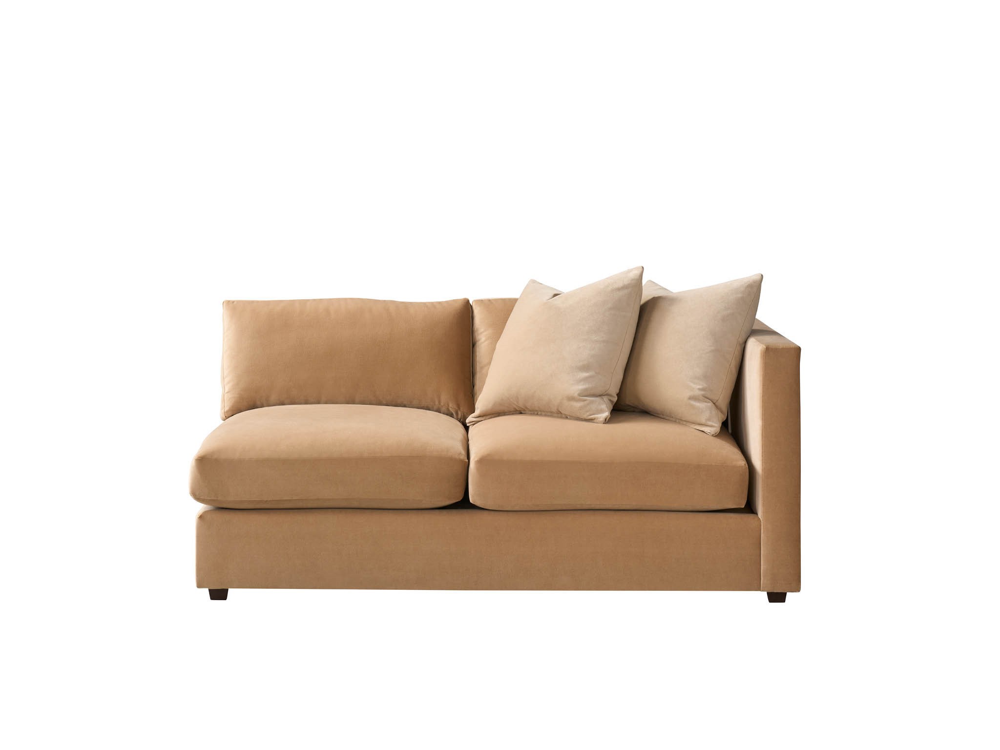 Ally One Arm Loveseat Raf - Special Order - Silo with a white background