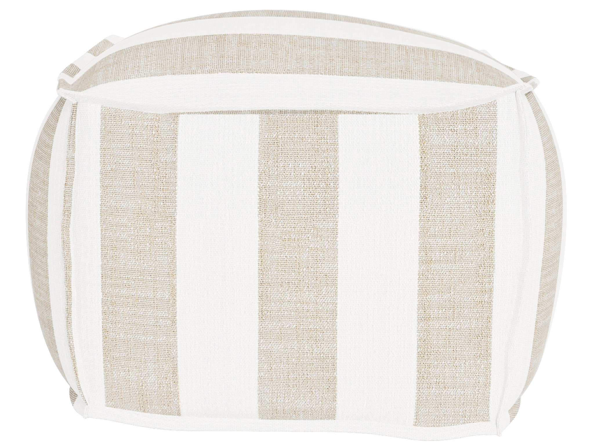 Bottega Outdoor Ottoman - Special Order - Silo with a white background