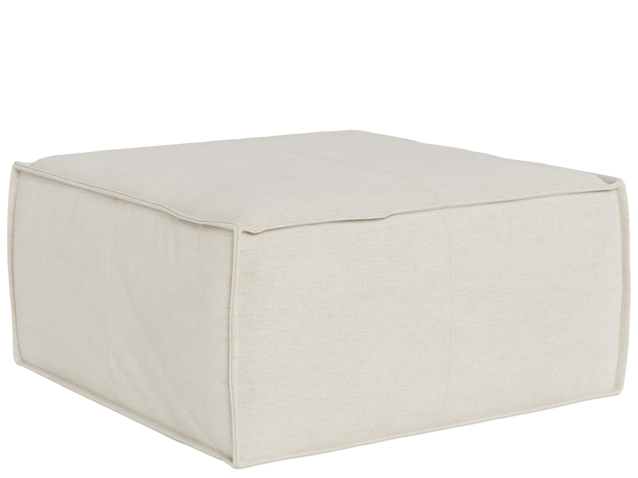 Bottega Pouf Ottoman Large-Special Order - Silo with a white background