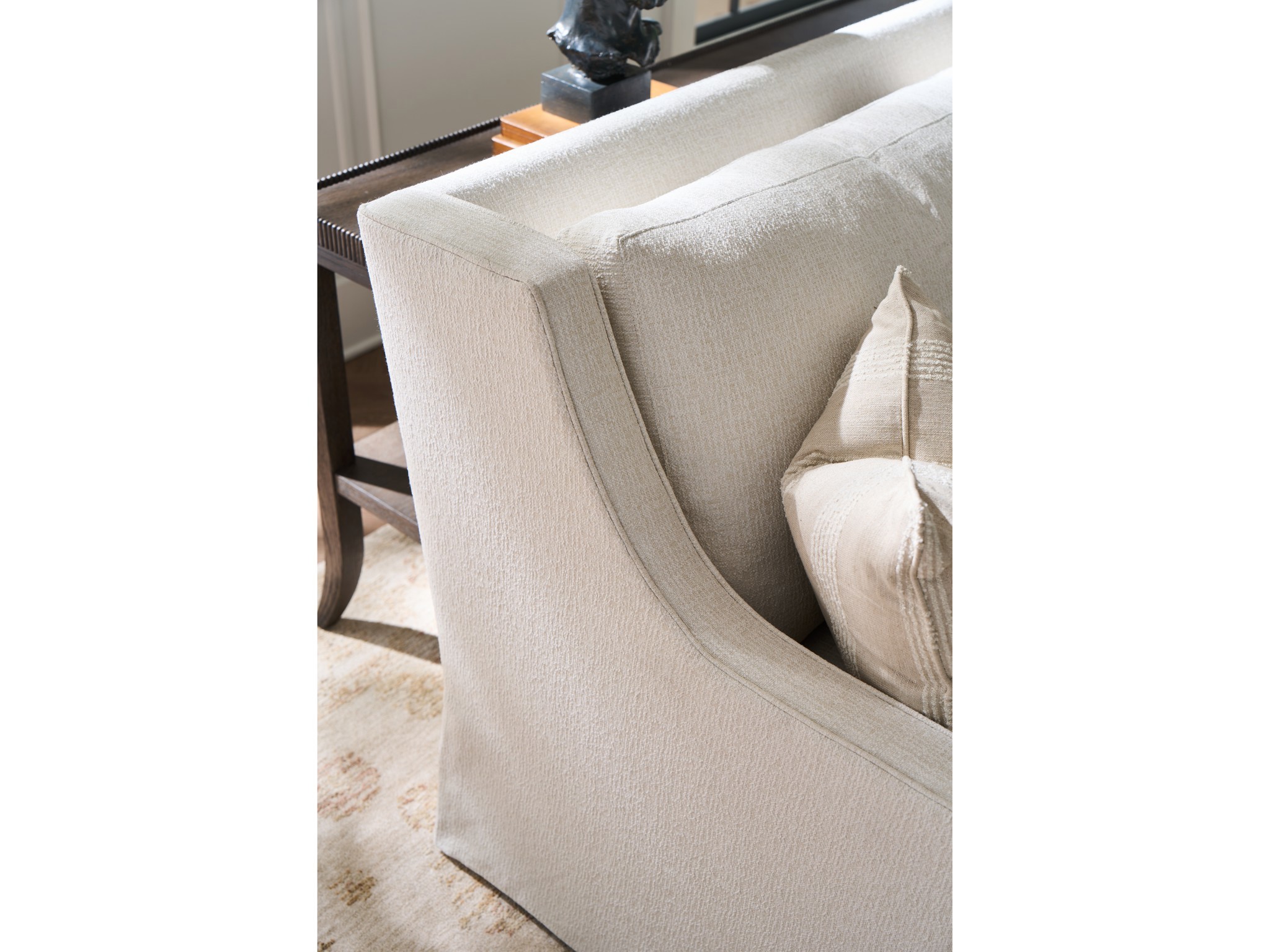 Hudson Skirted Sofa 80 - Special Order - Multiple item room scene