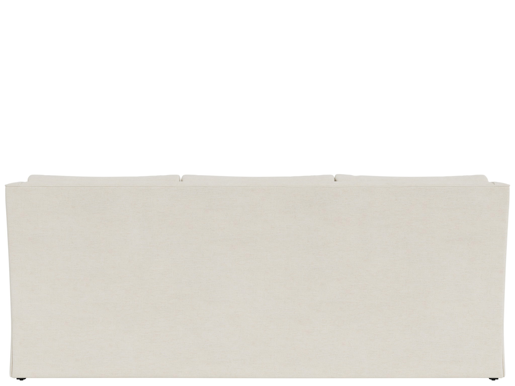 Hudson Skirted Sofa 93 - Special Order - Silo with a white background