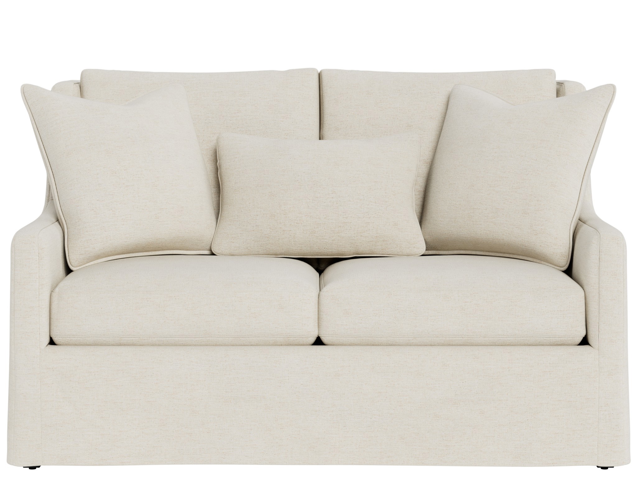 Hudson Slipcover Loveseat -Special Order - Silo with a white background