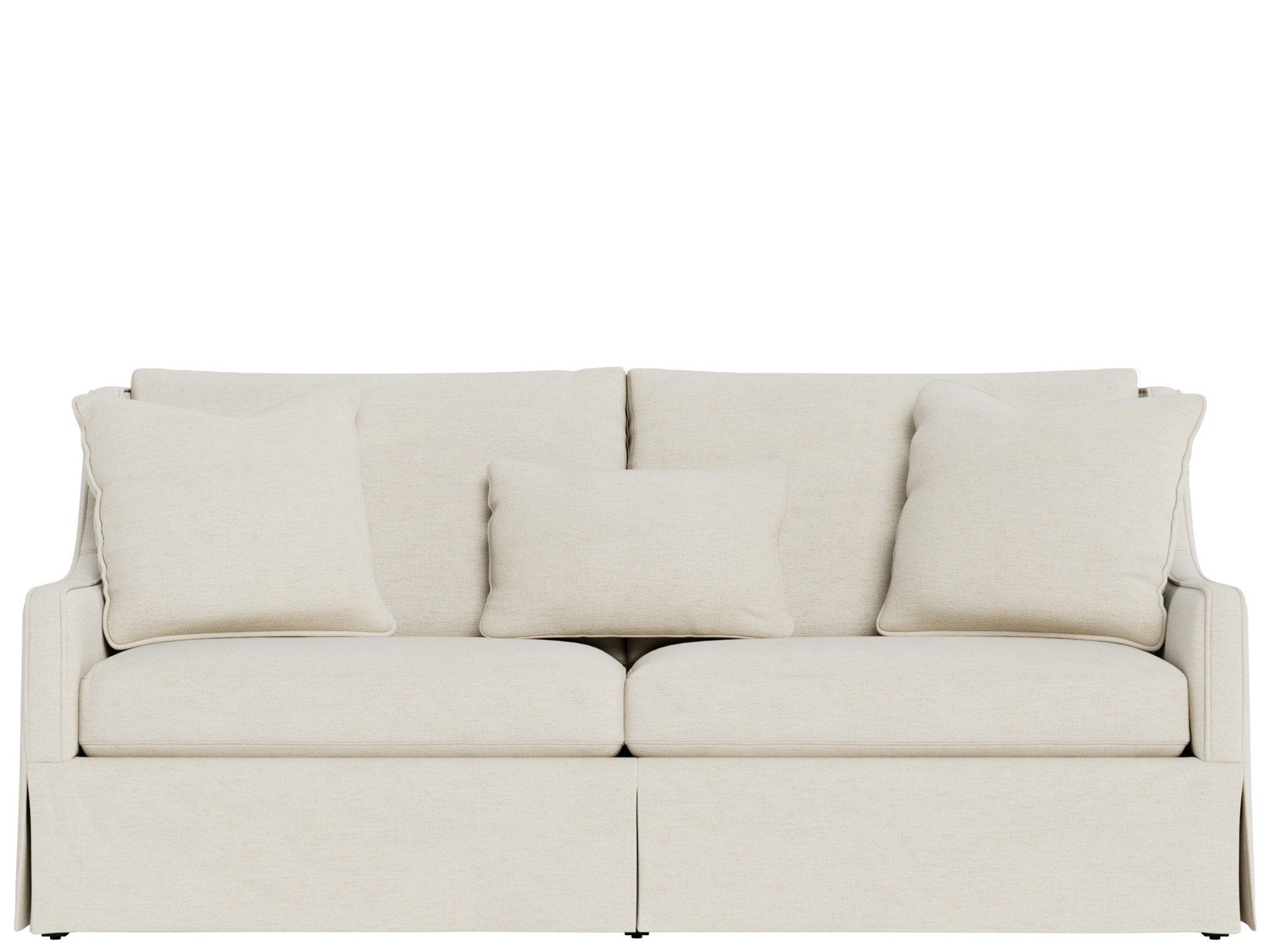 Hudson Skirted Sofa 80 - Special Order - Silo with a white background