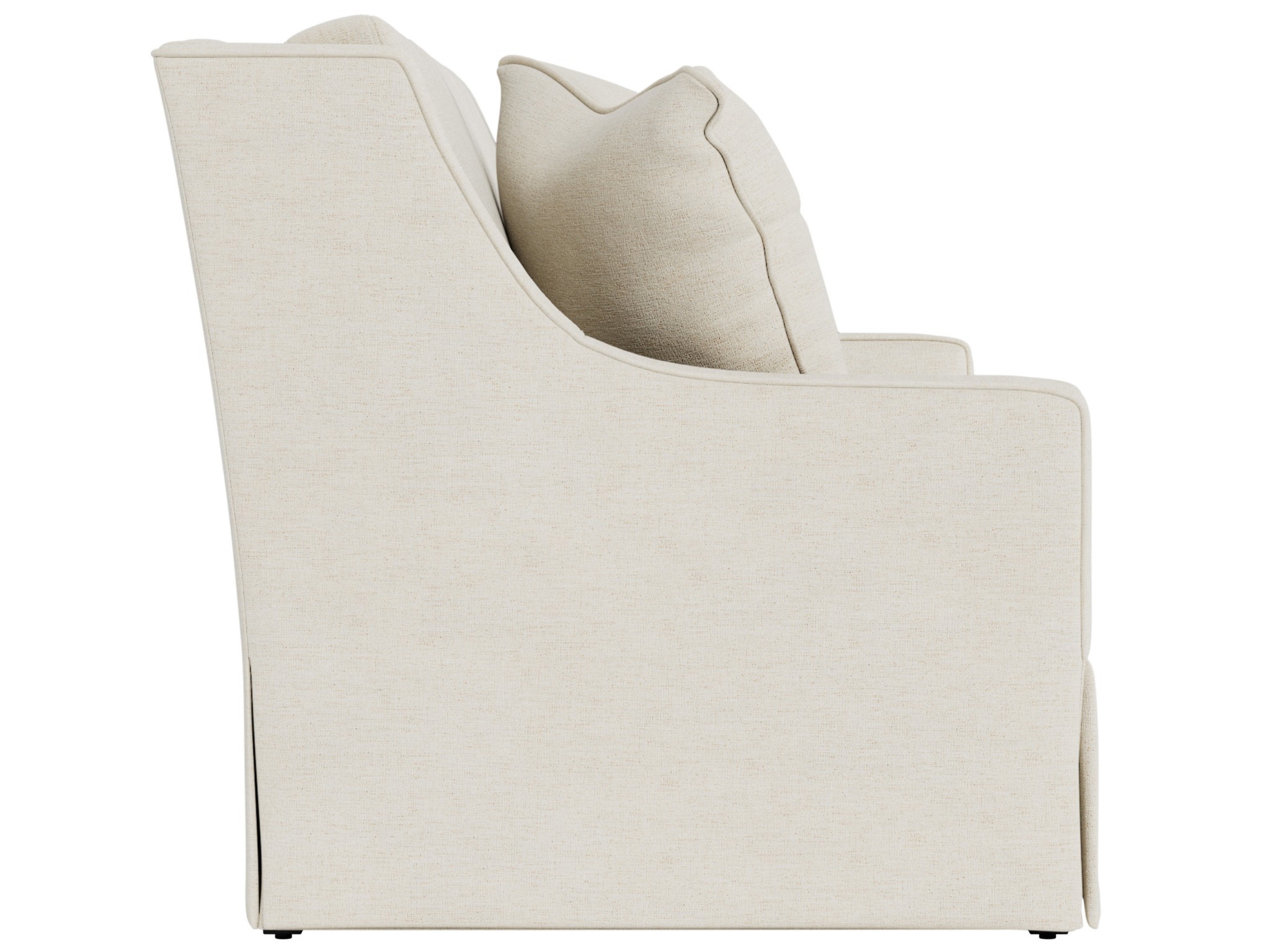 Hudson Skirted Sofa 80 - Special Order - Silo with a white background