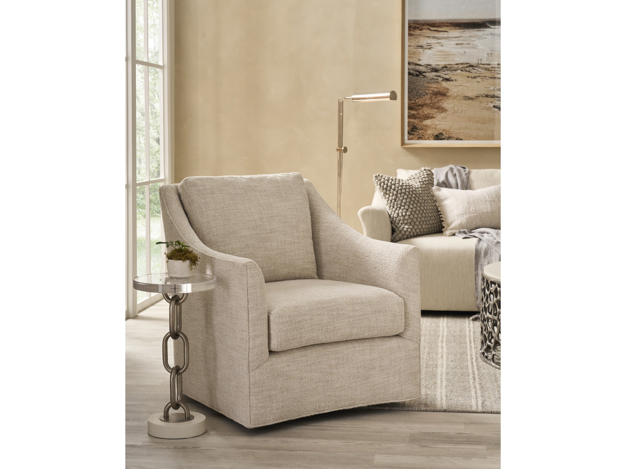 Walter Swivel Chair - Multiple item room scene