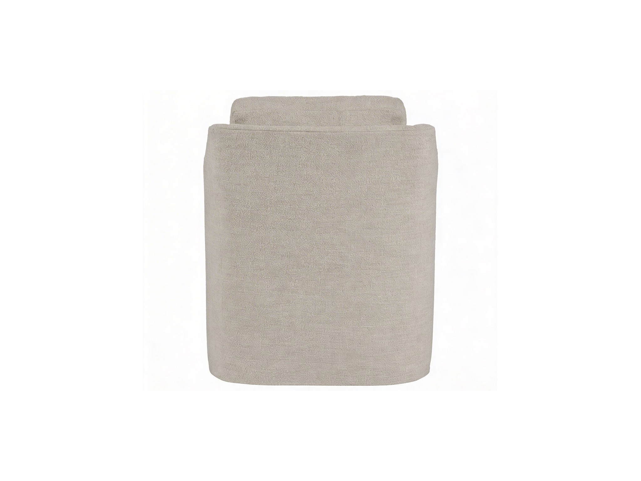 Walter Slipcover Swivel Chair - Special Order - Silo with a white background